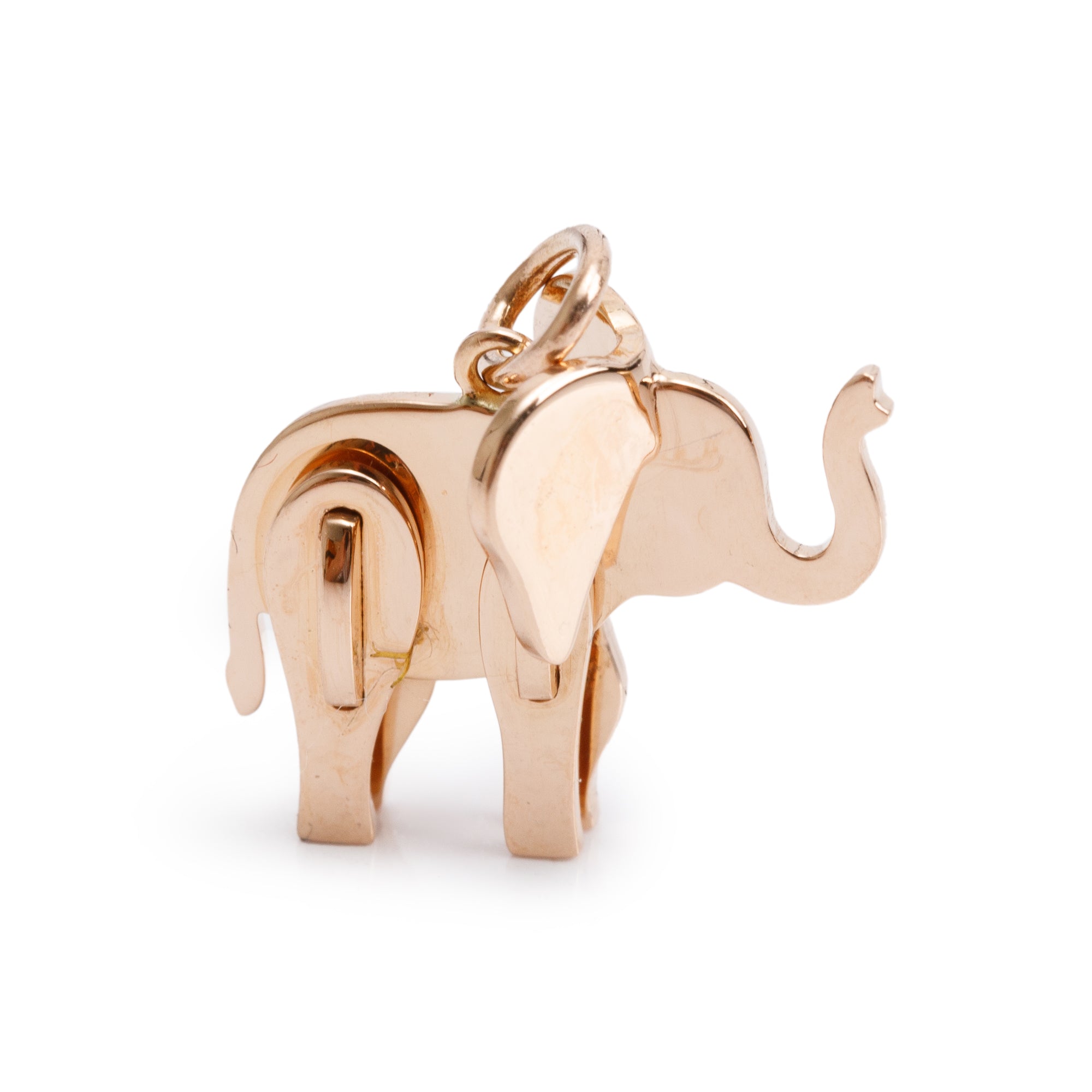Tiffany & Co. 18k Rose Gold Save The Wild Elephant Charm