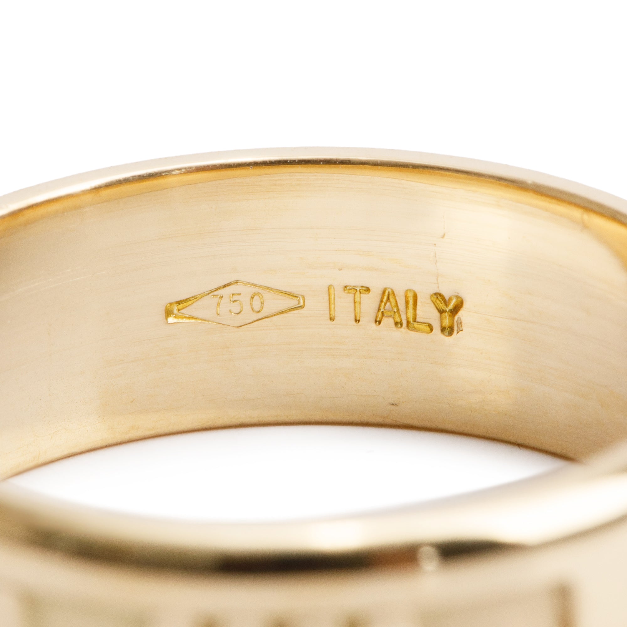 Tiffany & Co. 18k Yellow Gold Atlas 7 MM Band Ring, Size 9.5