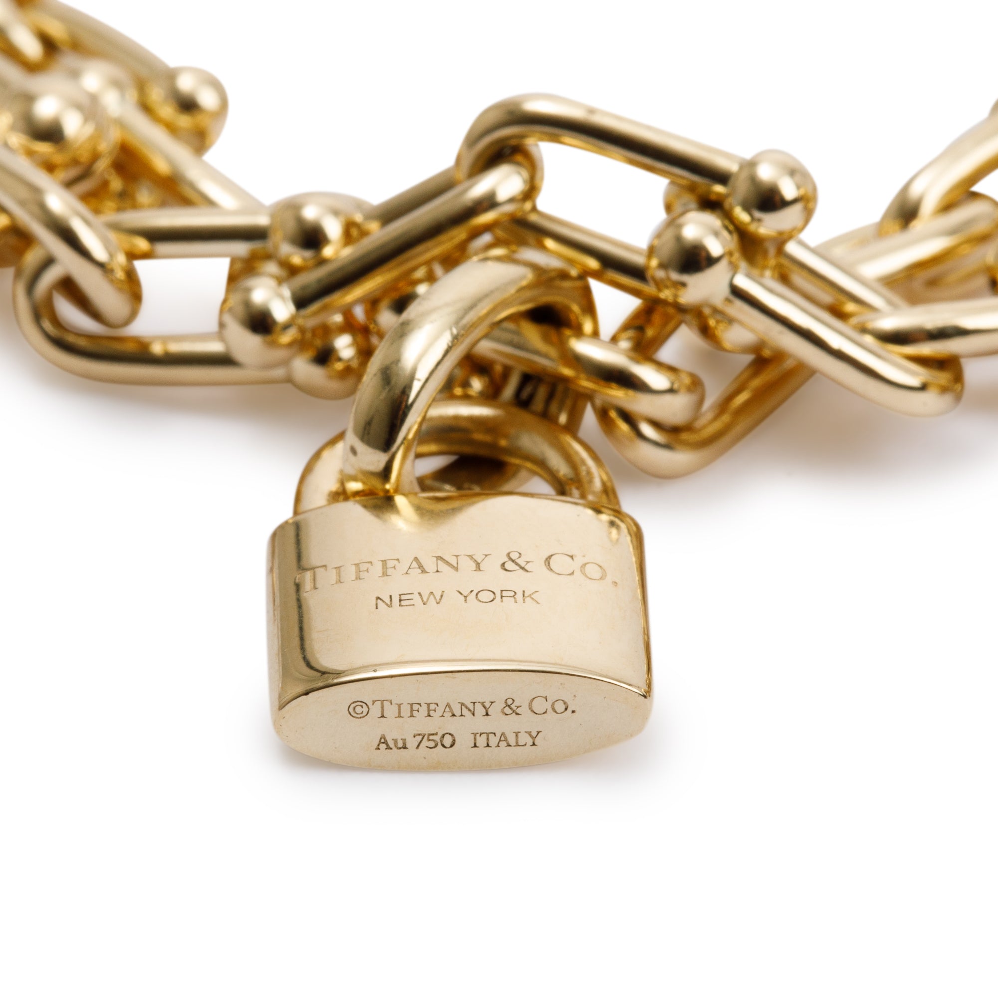 Tiffany & Co. 18k Yellow Gold HardWear Small Wrap Bracelet w/ Box