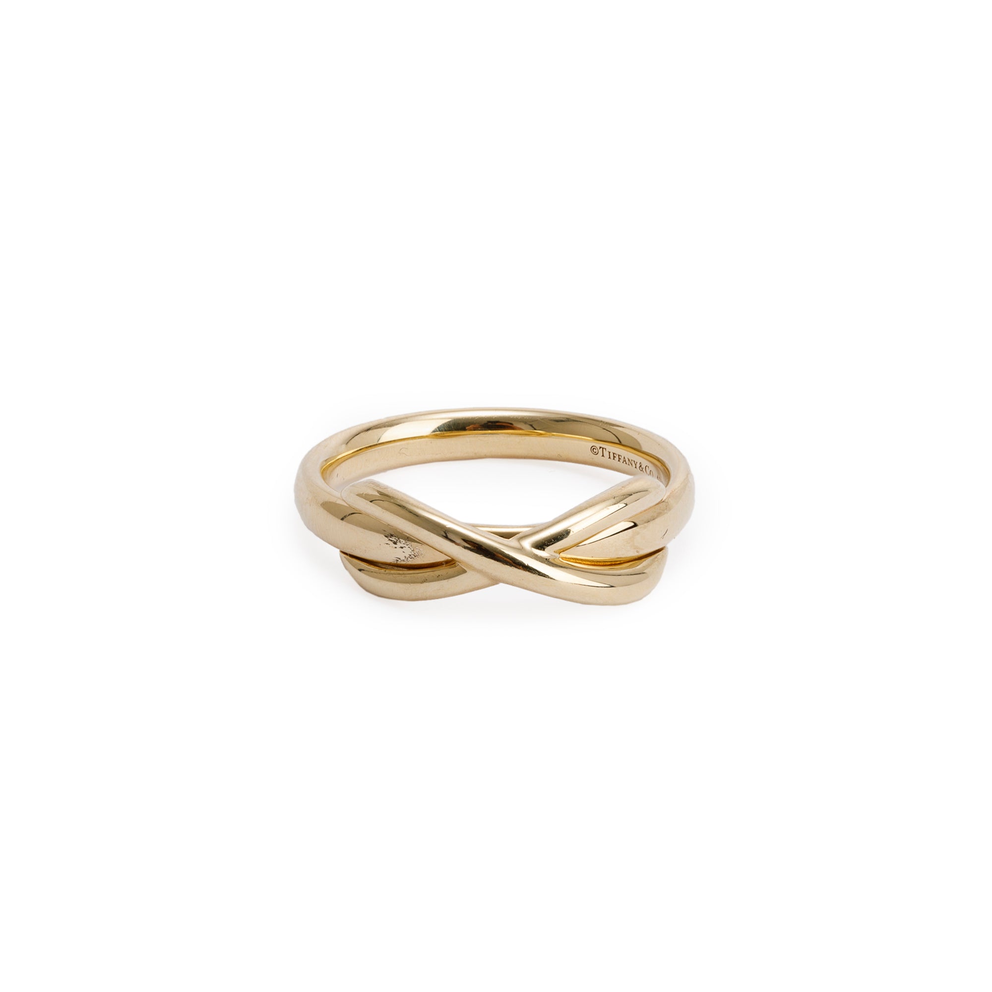 Tiffany & Co. 18k Yellow Gold Infinity Ring