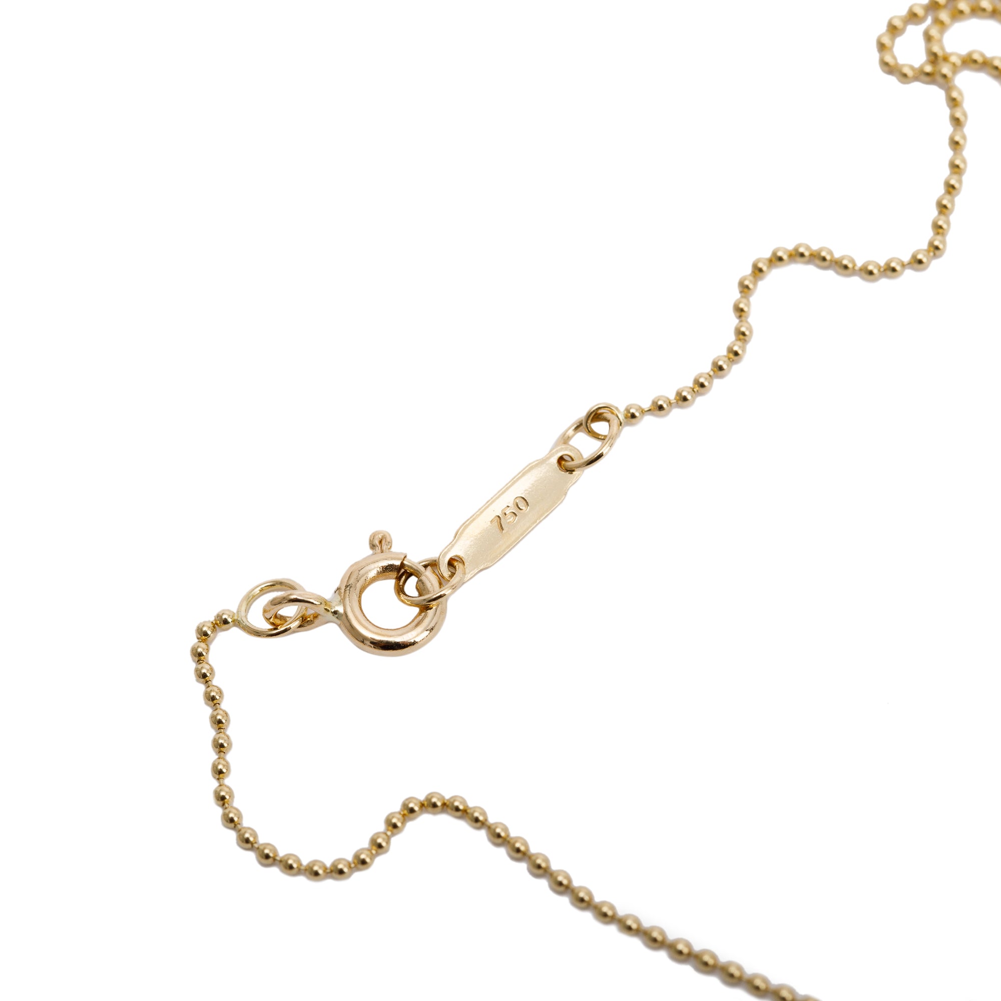 Tiffany & Co. 18k Yellow Gold Mini Dragonfly Pendant Necklace w/ Box