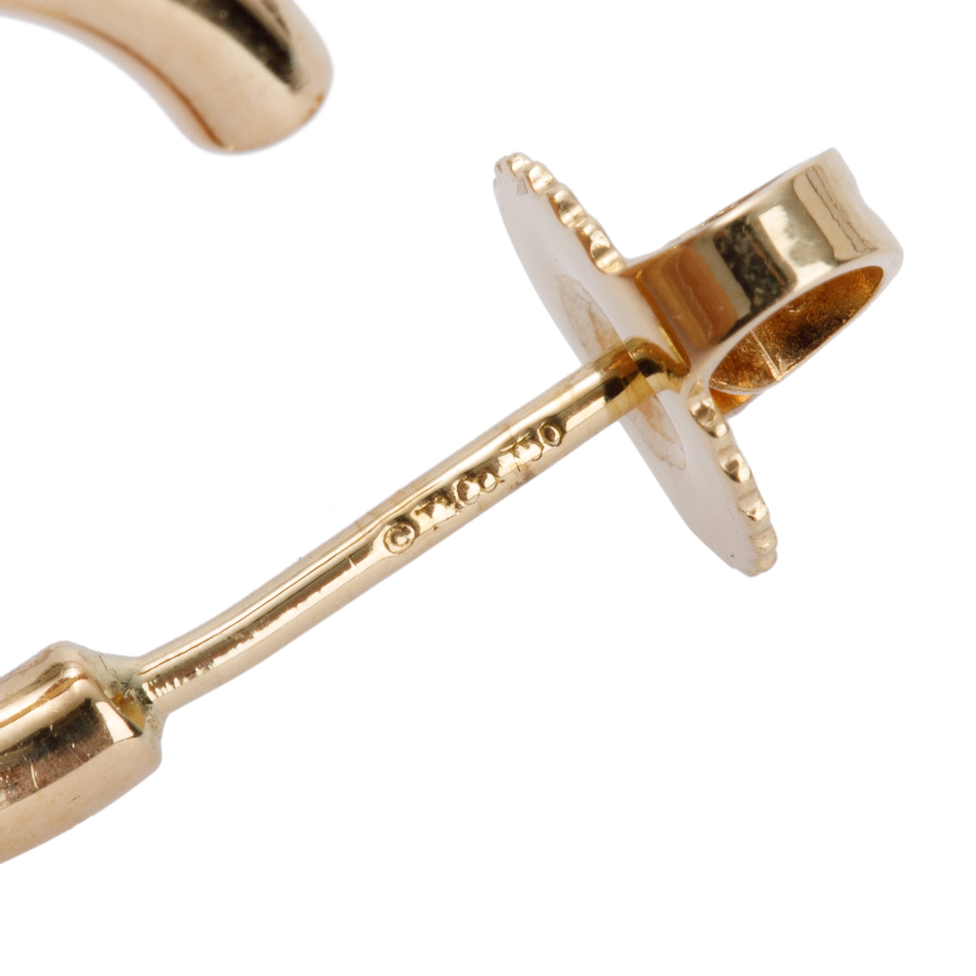 Tiffany & Co. 18k Yellow Gold Mini Hoop Earrings
