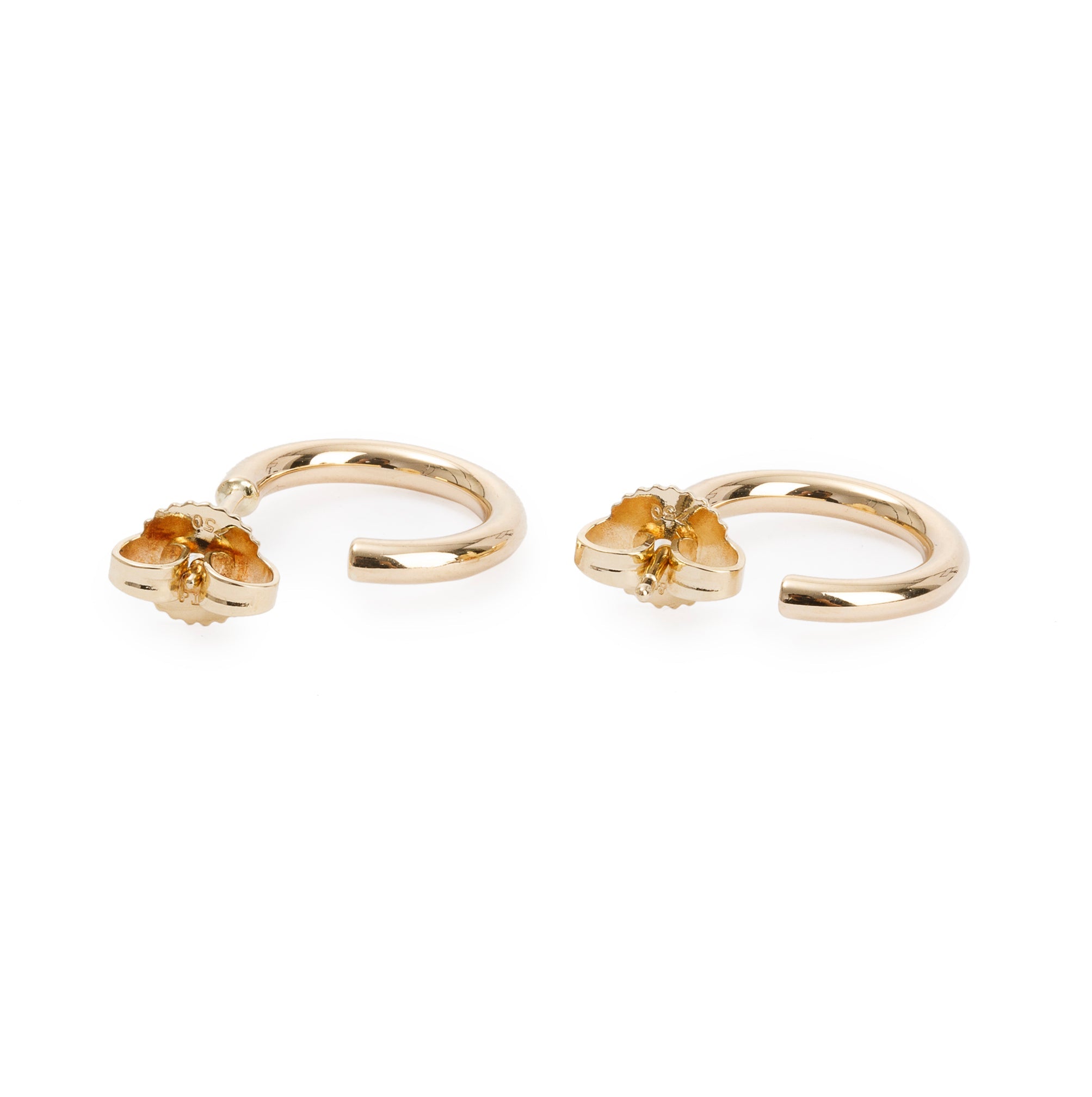 Tiffany & Co. 18k Yellow Gold Mini Hoop Earrings