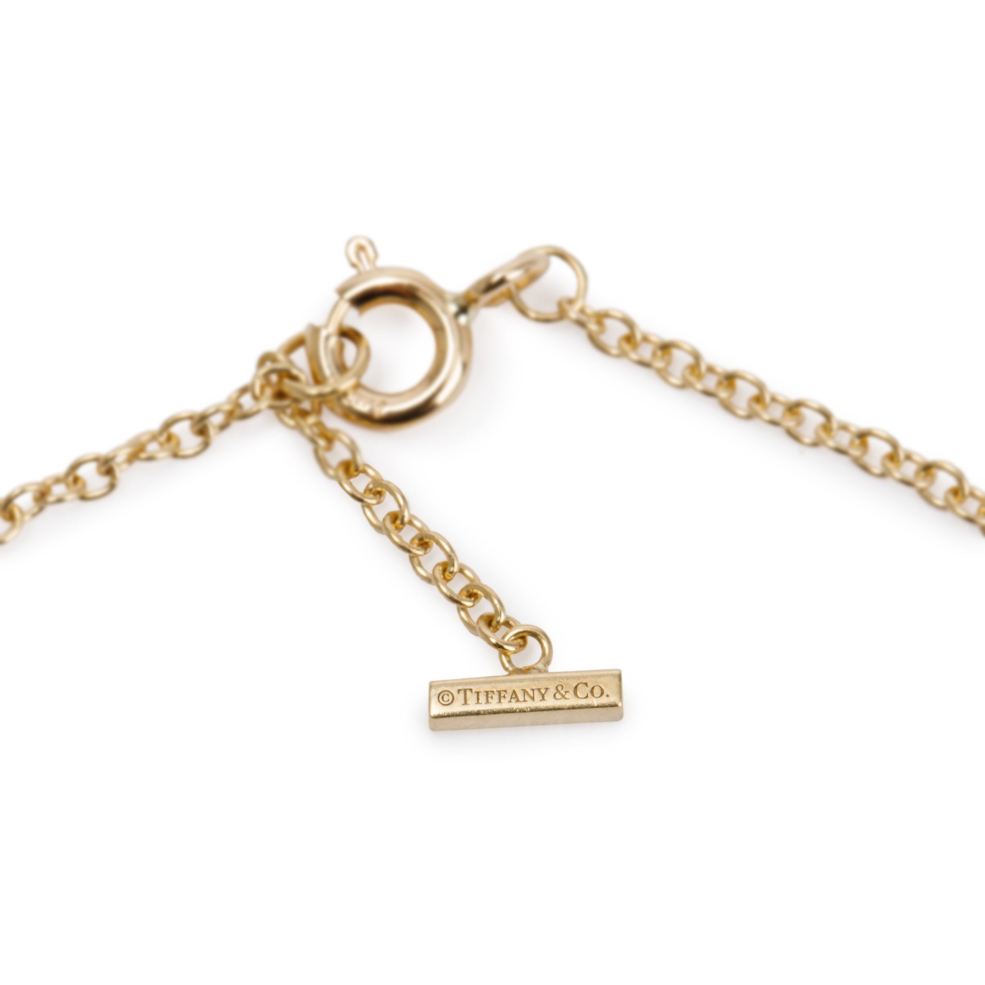 Tiffany & Co. 18k Yellow Gold T Smile Bracelet