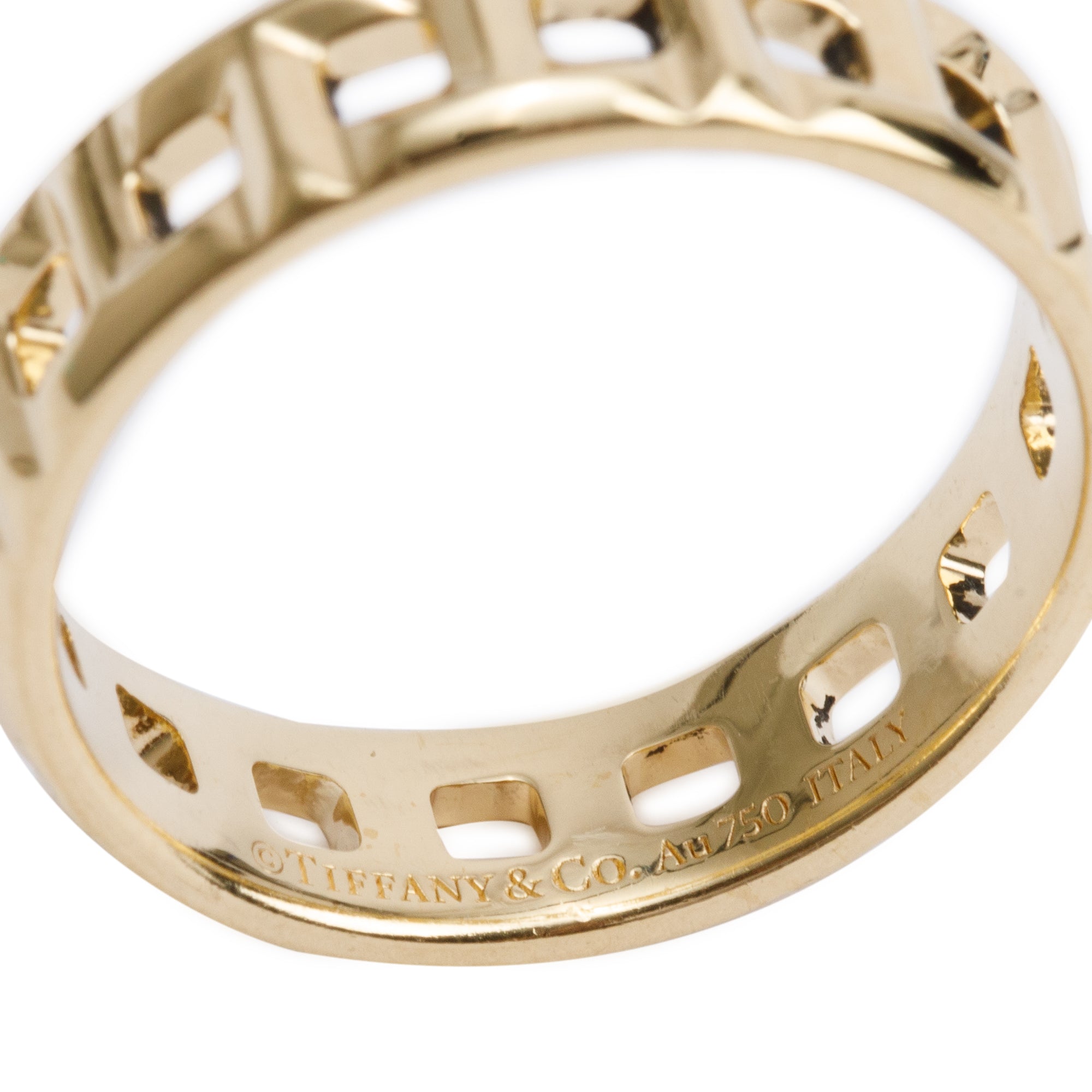 Tiffany & Co. 18k Yellow Gold T True Wide 5.5 MM Ring, Size 6.5