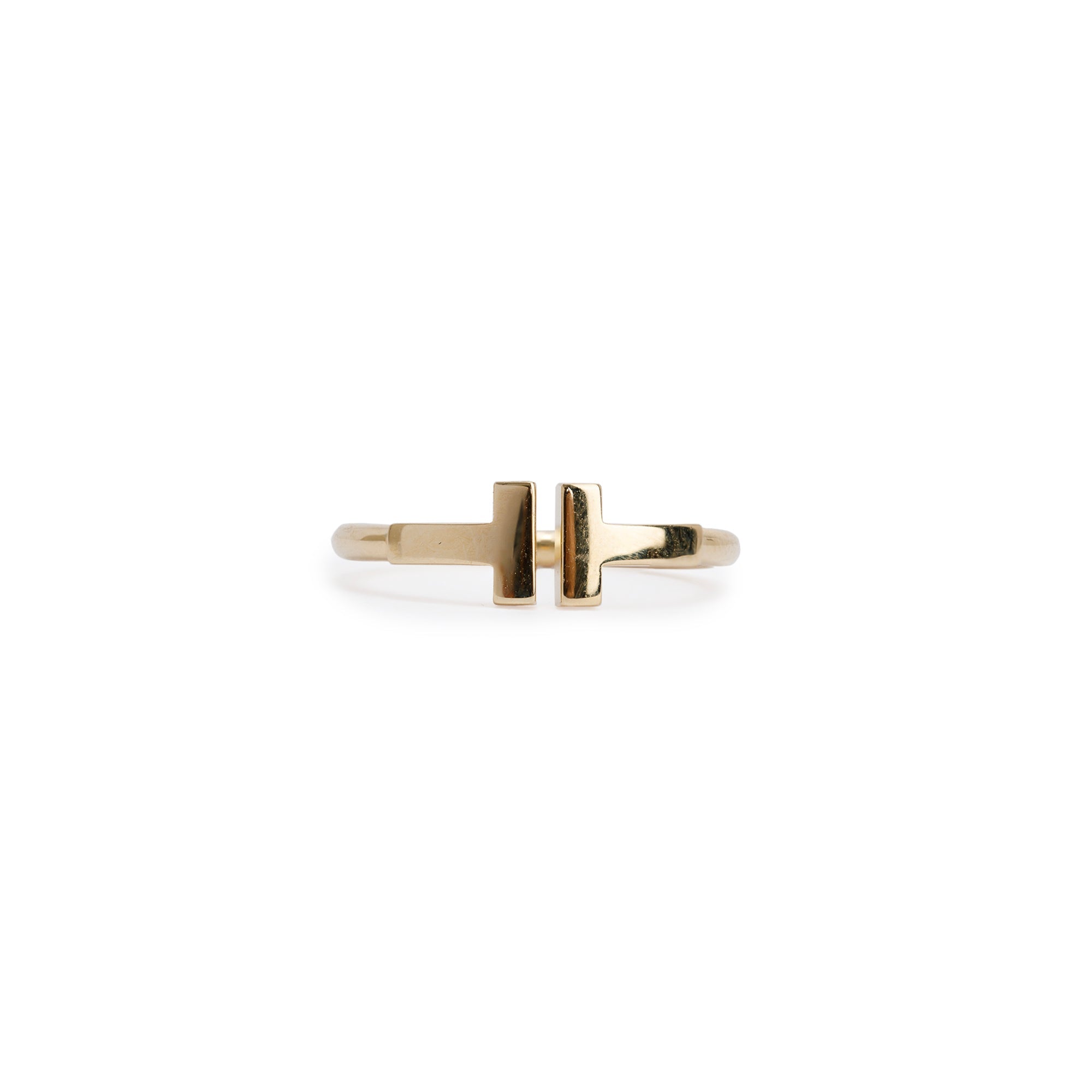 Tiffany & Co. 18k Yellow Gold T Wire Ring