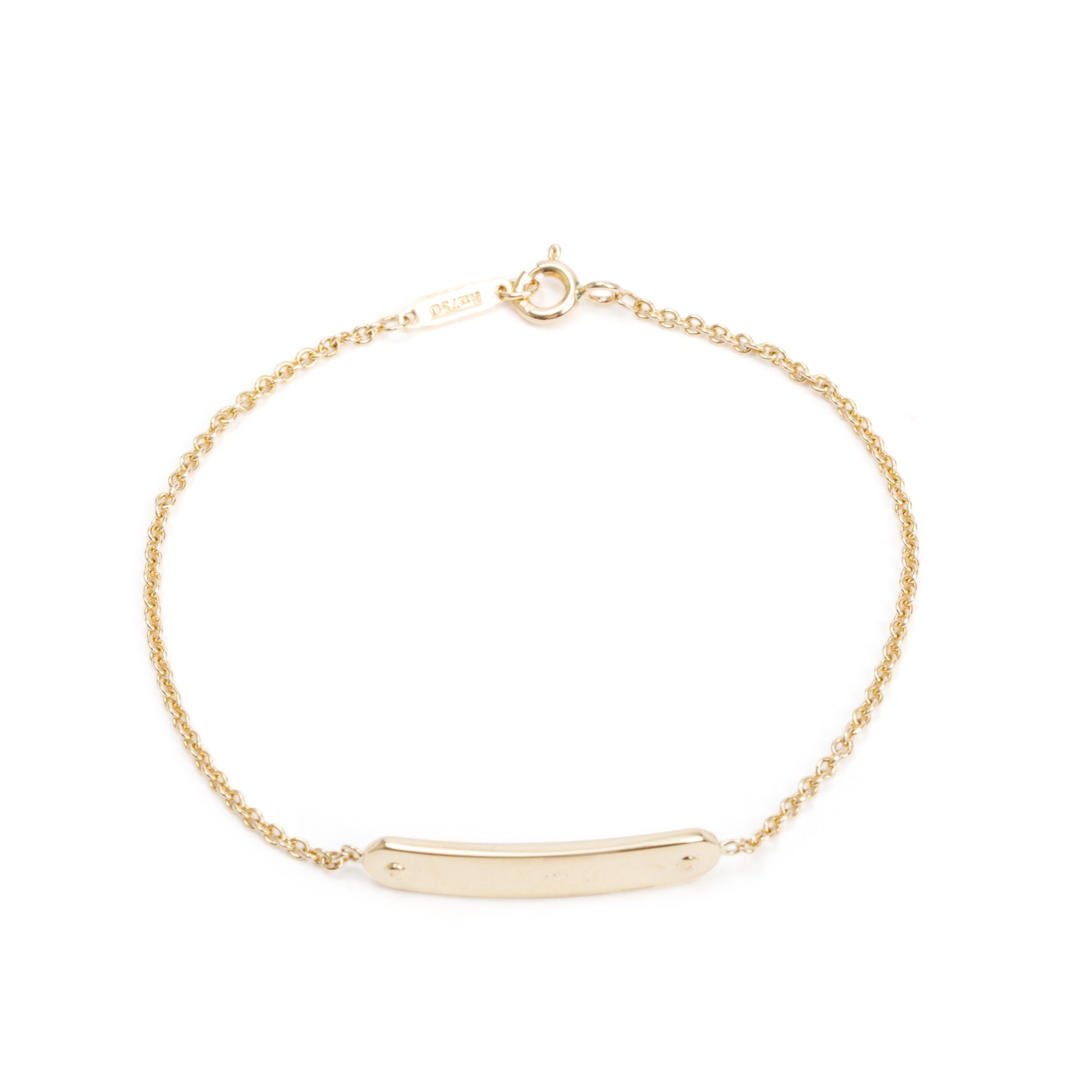 Tiffany & Co. 18k Yellow I.D. Bracelet w/ Box