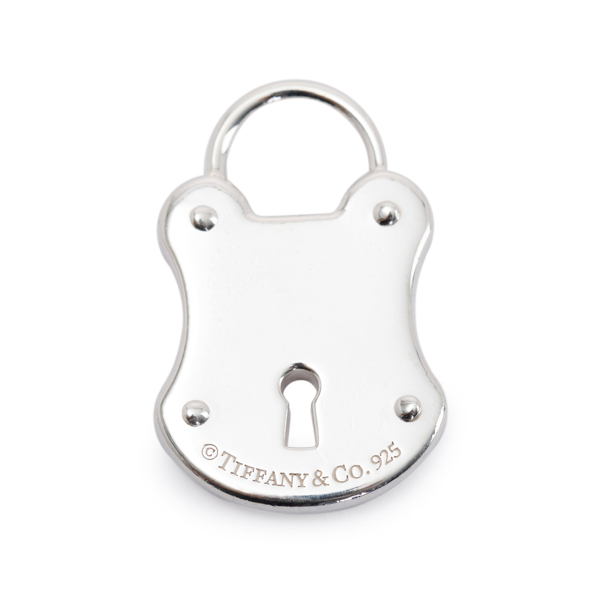 Tiffany & Co. Diamond Emblem Lock Pendant