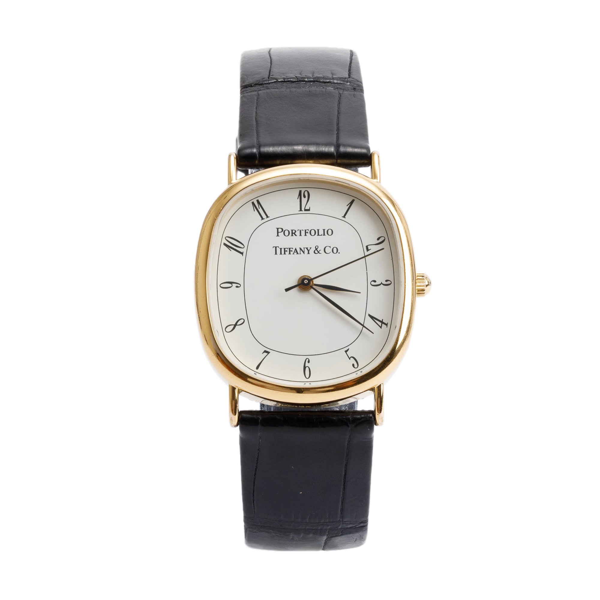 Tiffany & Co. Electroplated Stainless Steel Portfolio 30 MM Watch