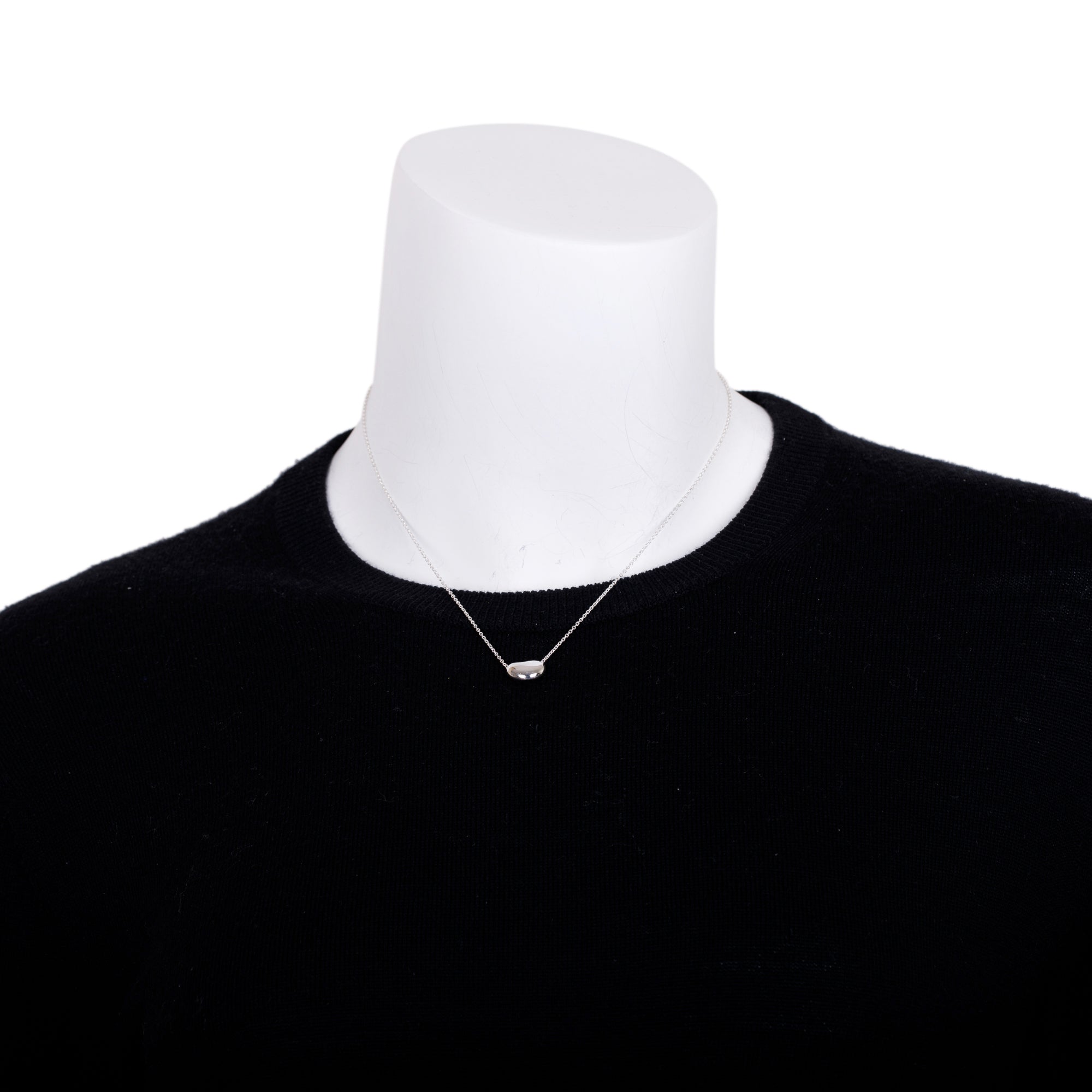 Tiffany & Co. Elsa Peretti 12 MM Bean Pendant Necklace