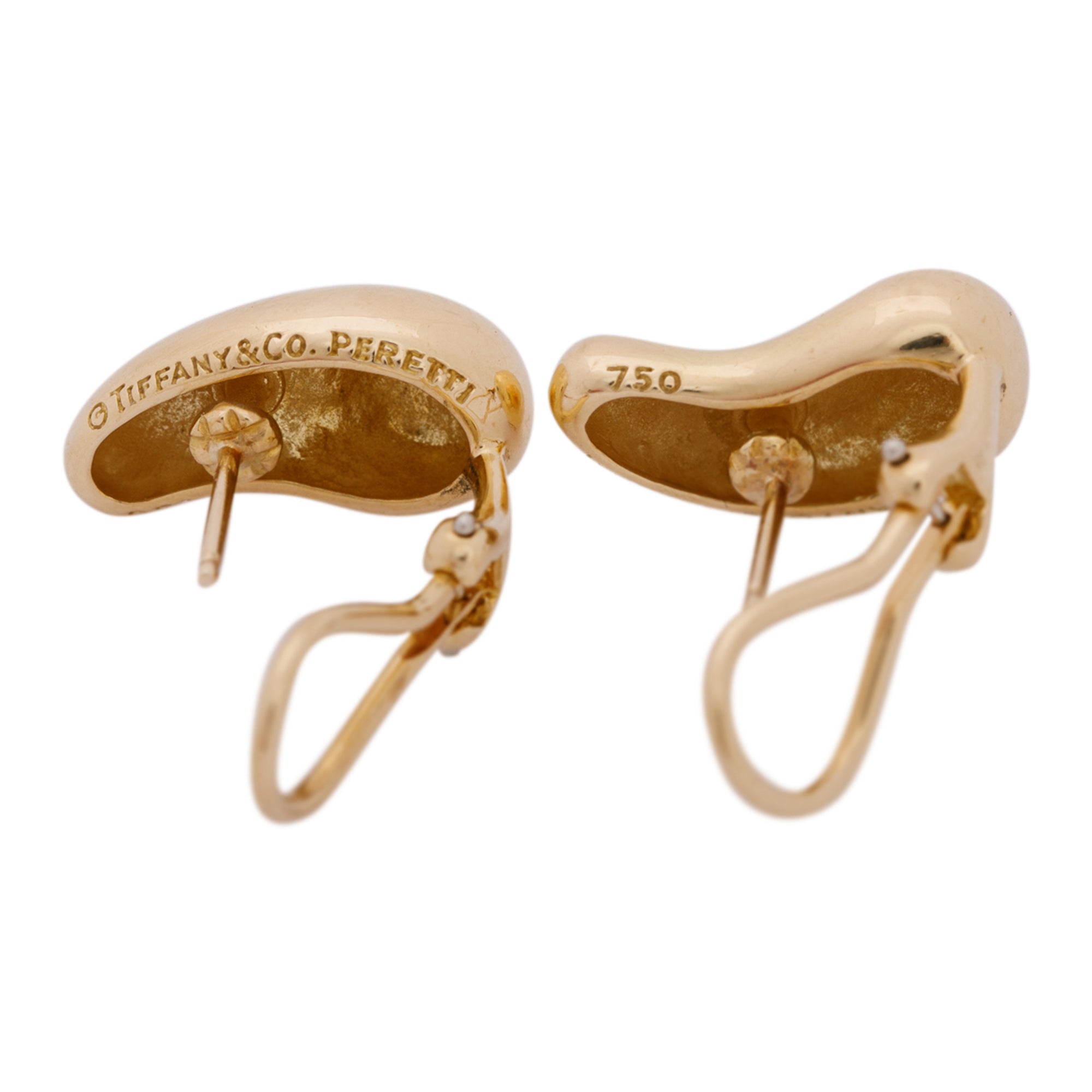 Tiffany & Co. Elsa Peretti 18k Gold Vintage Teardrop Earrings