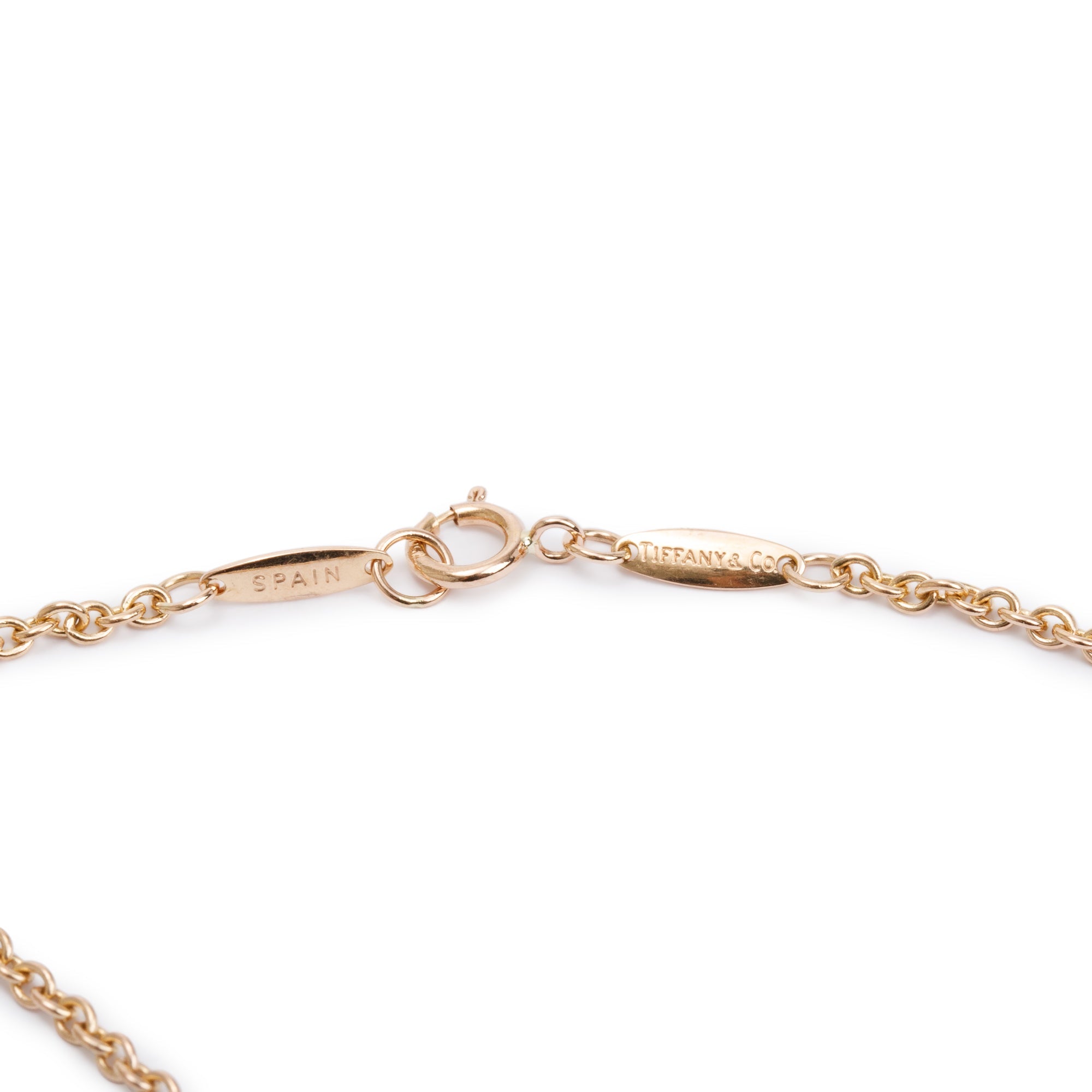 Tiffany & Co. Elsa Peretti 18k Rose Gold Teardrop Bracelet