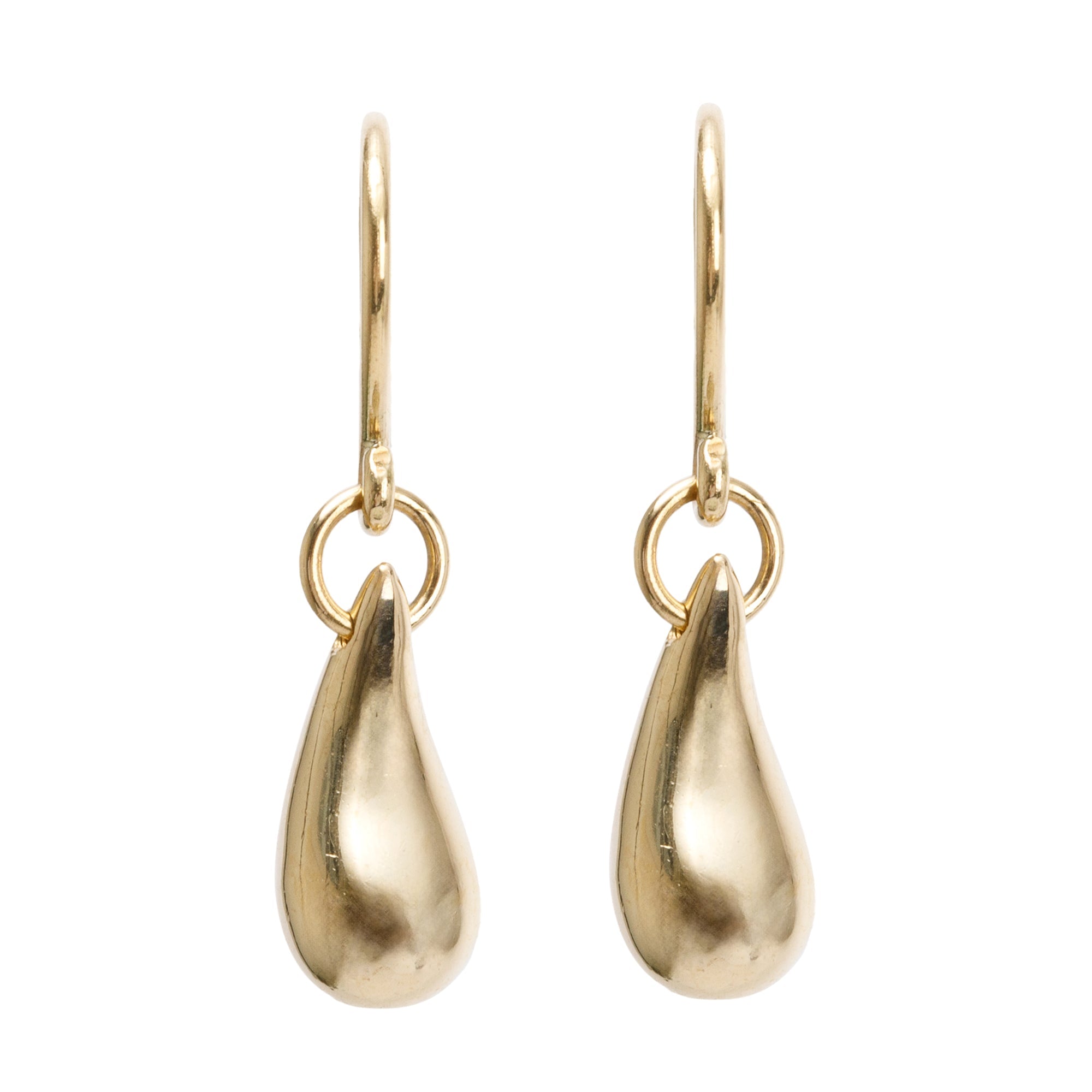 Tiffany & Co. Elsa Peretti 18k Yellow Gold 12 MM Teardrop Earrings