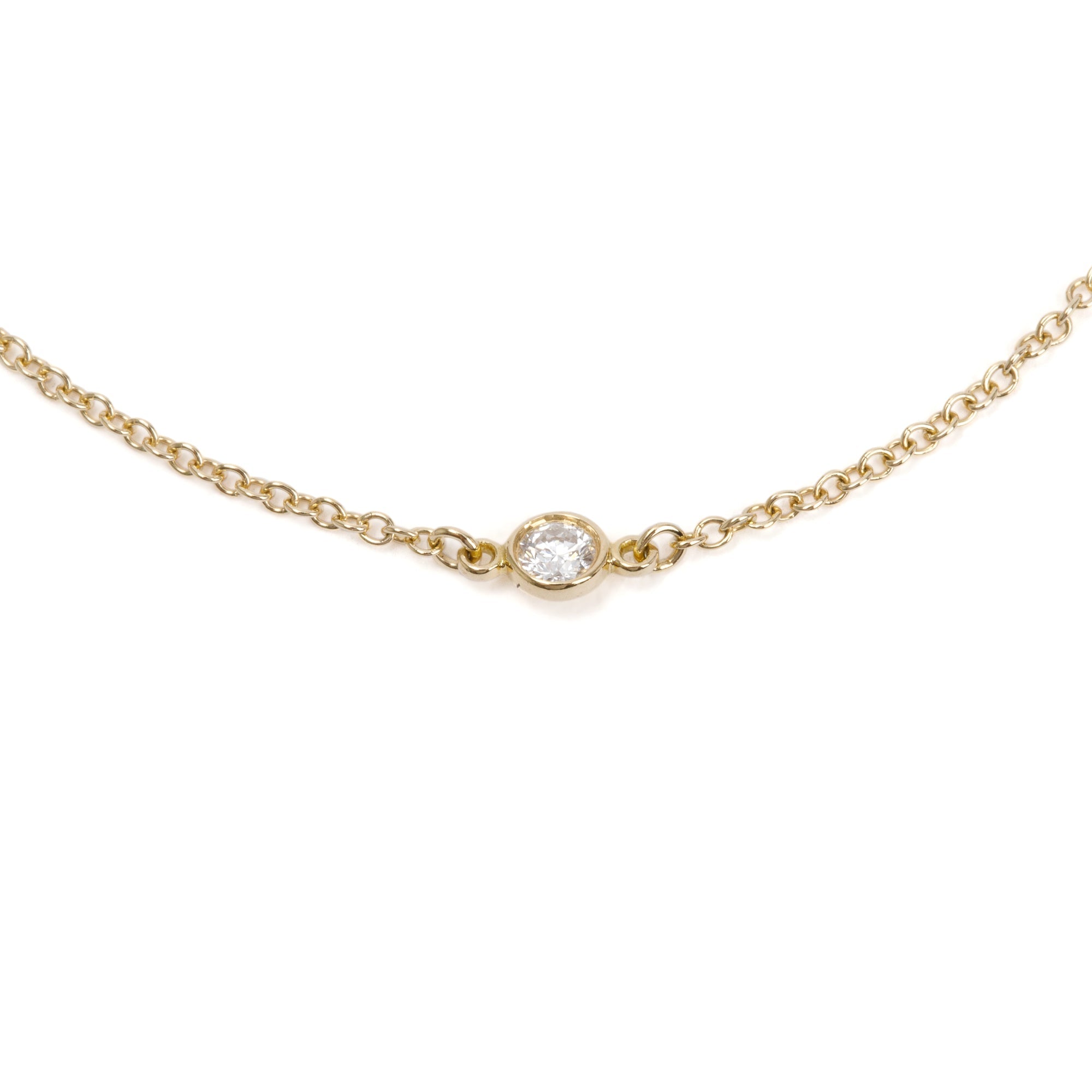 Tiffany & Co. Elsa Peretti 18k Yellow Gold Diamonds by the Yard Bracelet