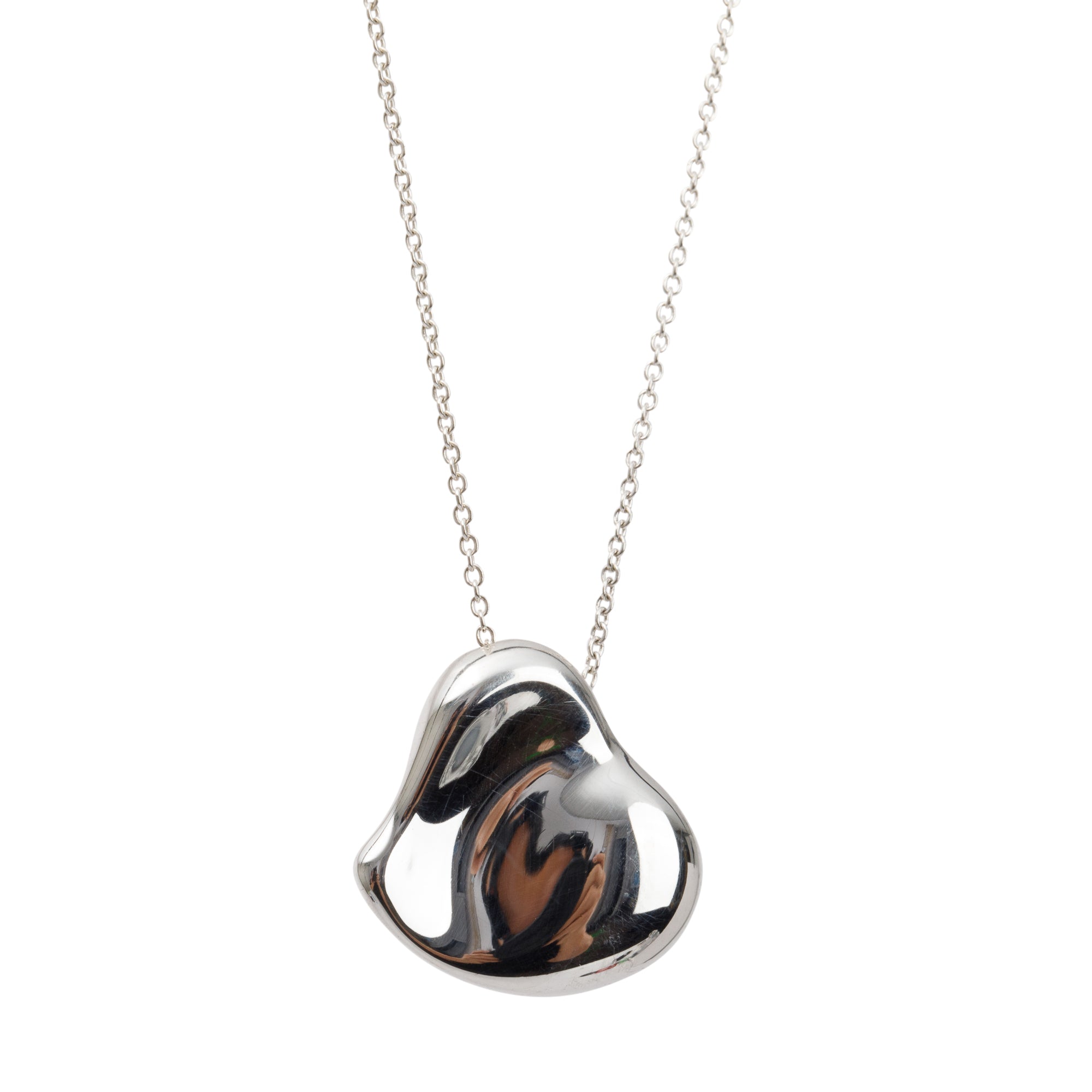 Tiffany & Co. Elsa Peretti 20 MM Full Heart Pendant Necklace
