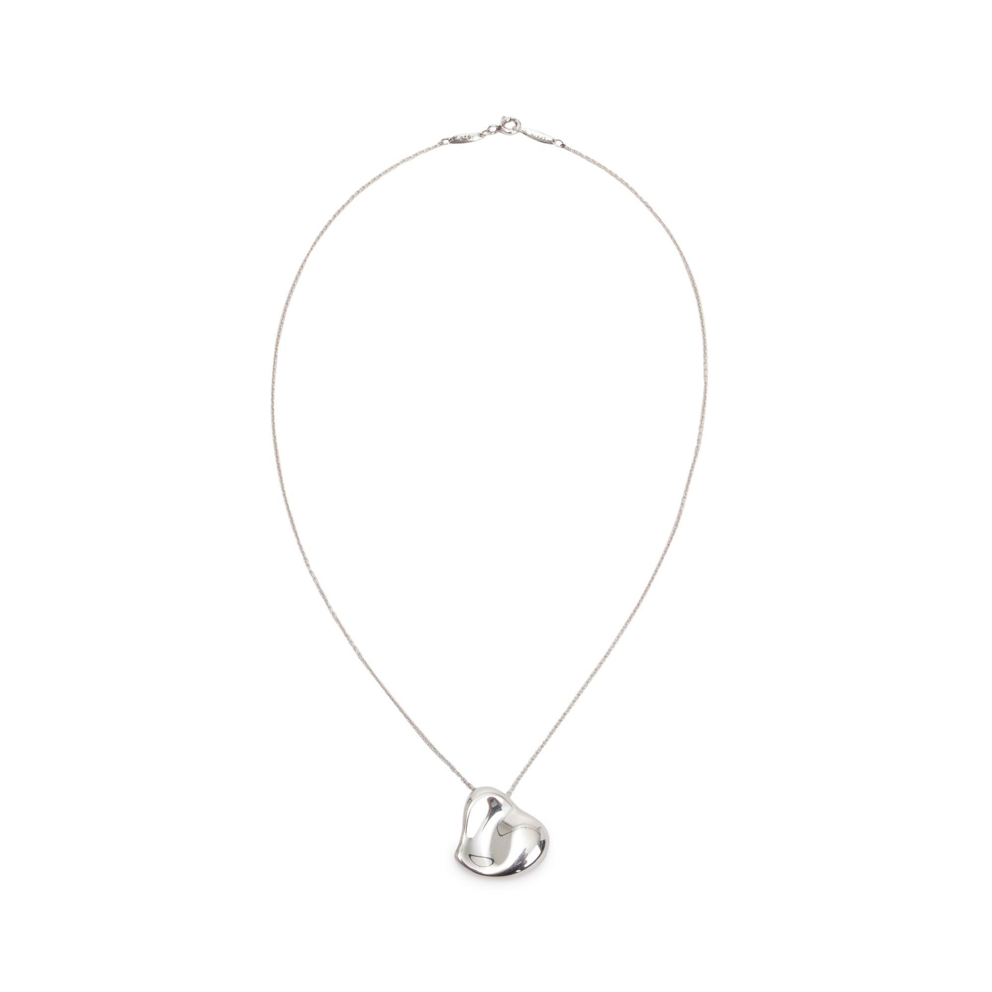 Tiffany & Co. Elsa Peretti 20 MM Full Heart Pendant Necklace