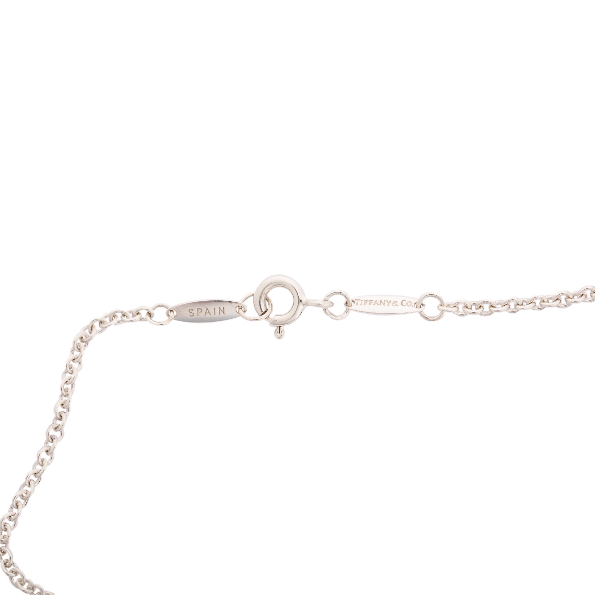 Tiffany & Co. Elsa Peretti Open Heart Lariat Necklace