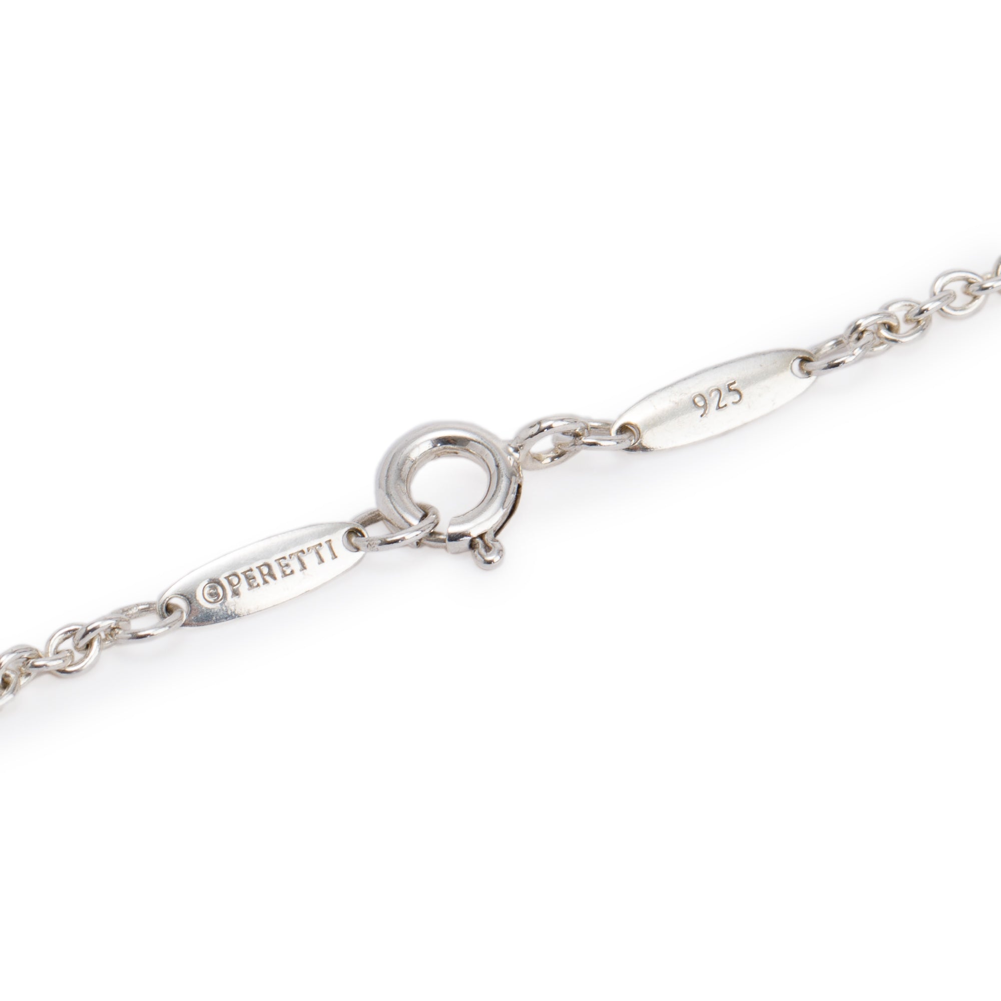 Tiffany & Co. Elsa Peretti Open Heart Pearl Lariat Necklace