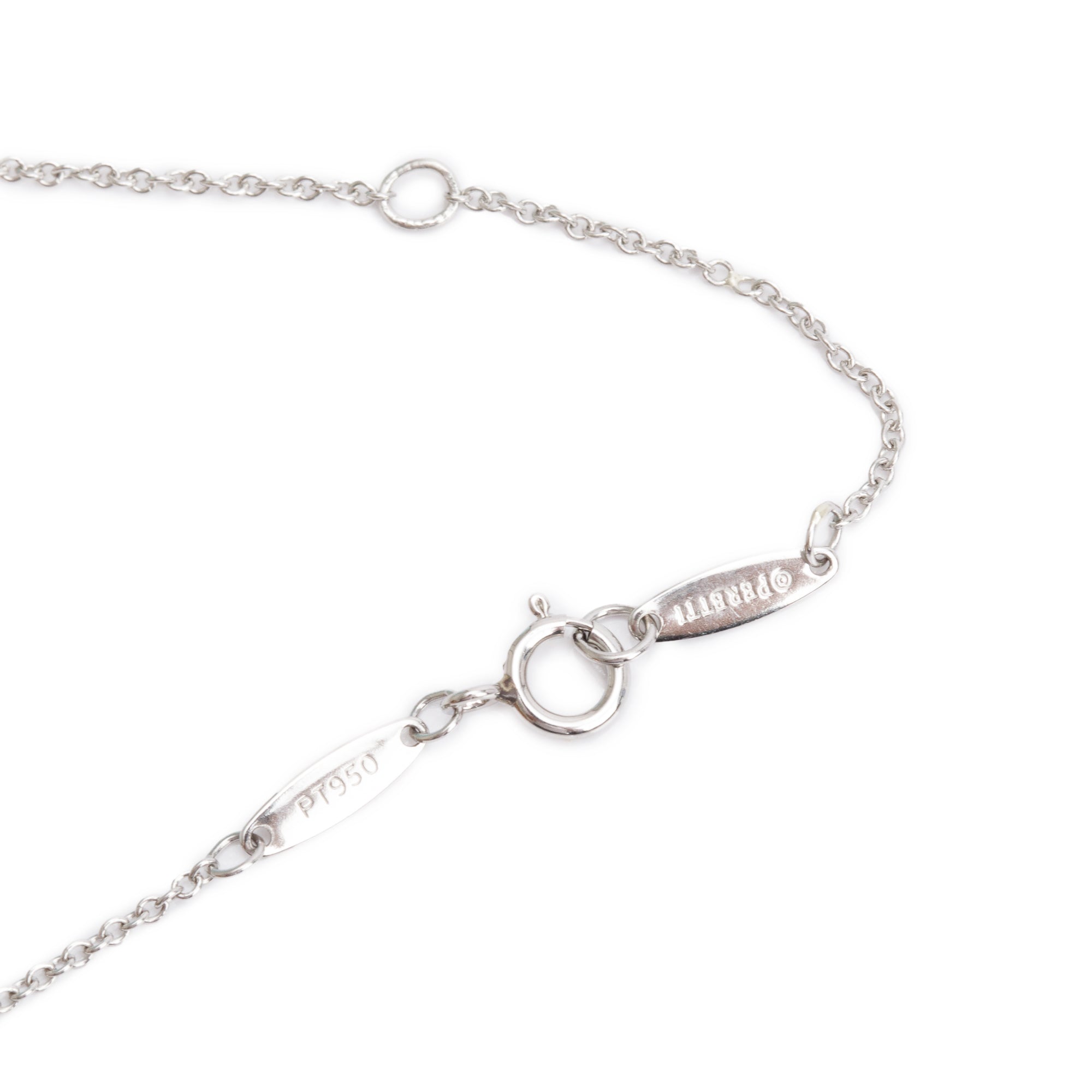 Tiffany & Co. Elsa Peretti Platinum 0.30 ct. Diamonds by the Yard Necklace w/ Box