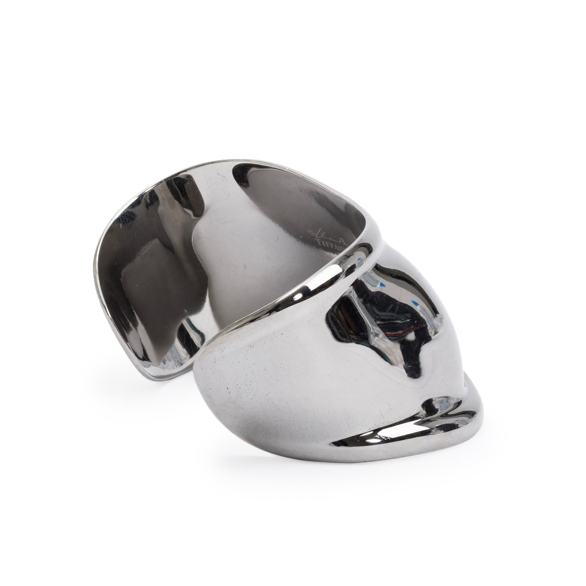 Tiffany & Co. Elsa Peretti Ruthenium Bone Cuff Bracelet