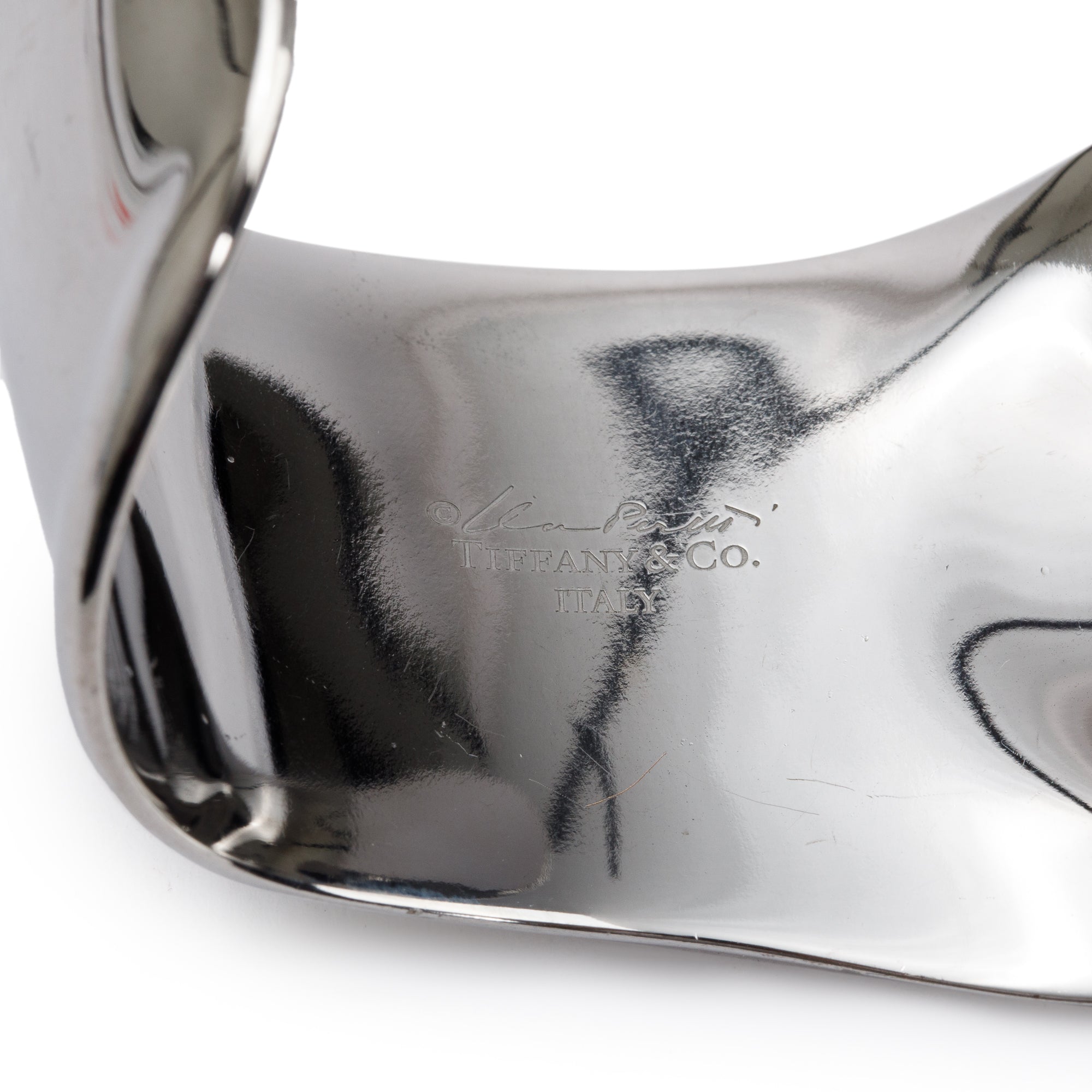 Tiffany & Co. Elsa Peretti Ruthenium Bone Cuff Bracelet