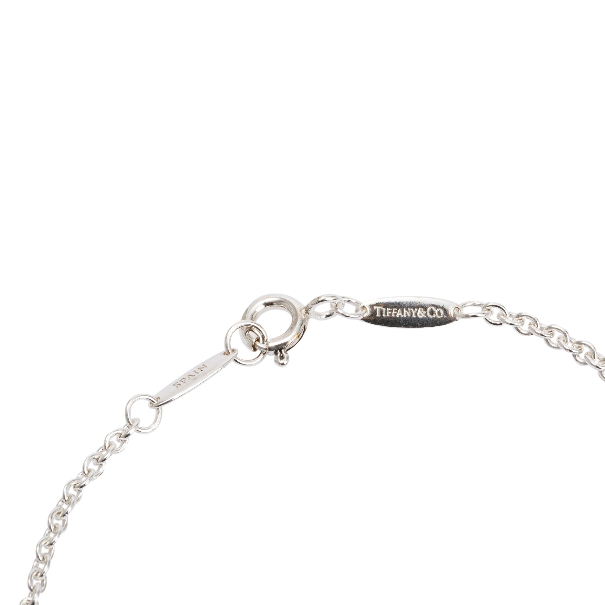 Tiffany & Co. Elsa Peretti Sterling Silver 11 MM Open Heart Bracelet