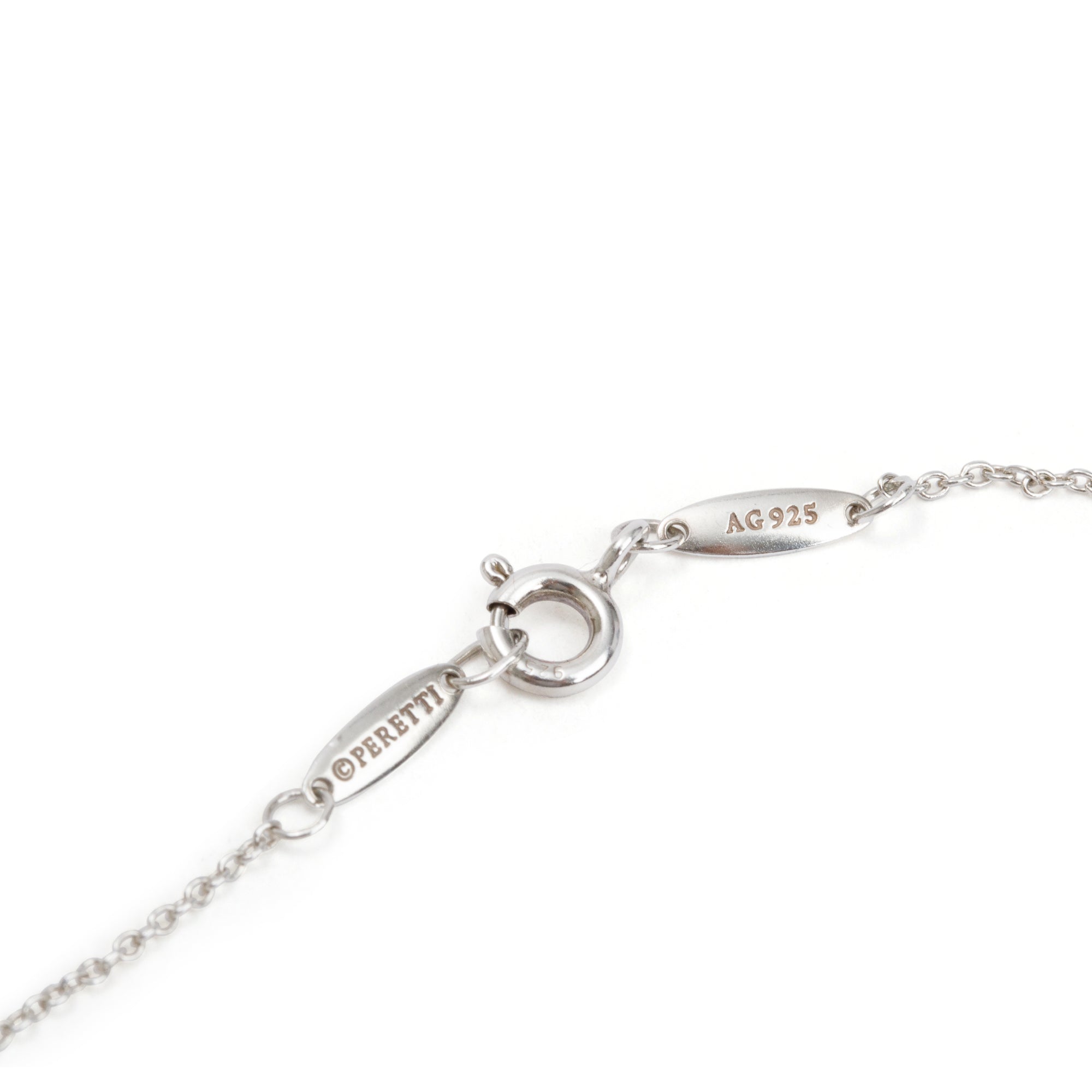 Tiffany & Co. Elsa Peretti Sterling Silver 12 MM Star of David Pendant Necklace