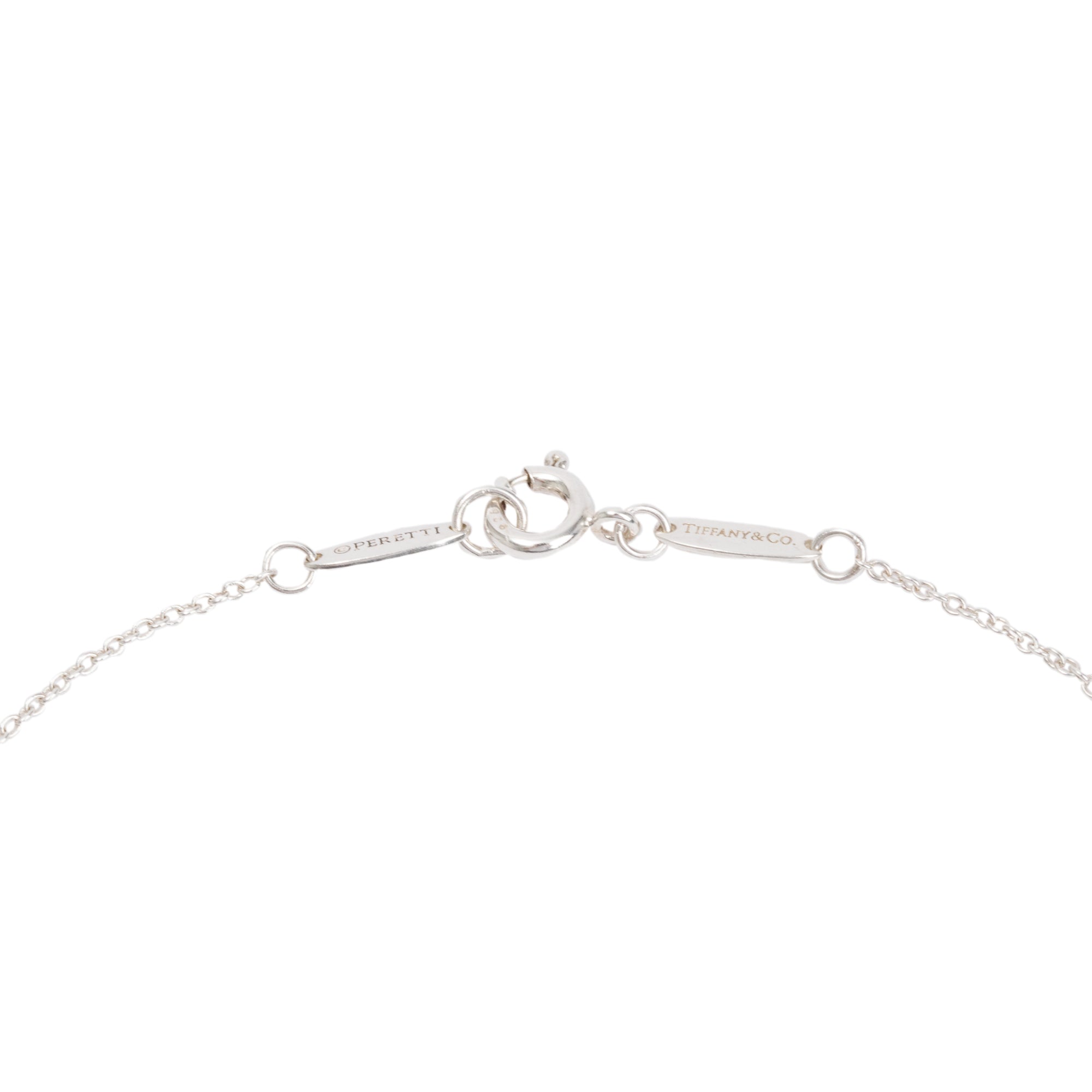 Tiffany & Co. Elsa Peretti Sterling Silver 14 MM Round Pendant Necklace