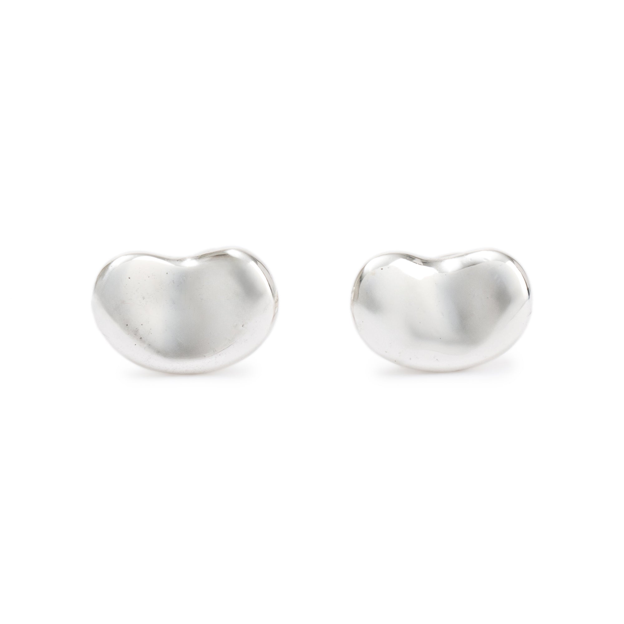Tiffany & Co. Elsa Peretti Sterling Silver Bean Cufflinks