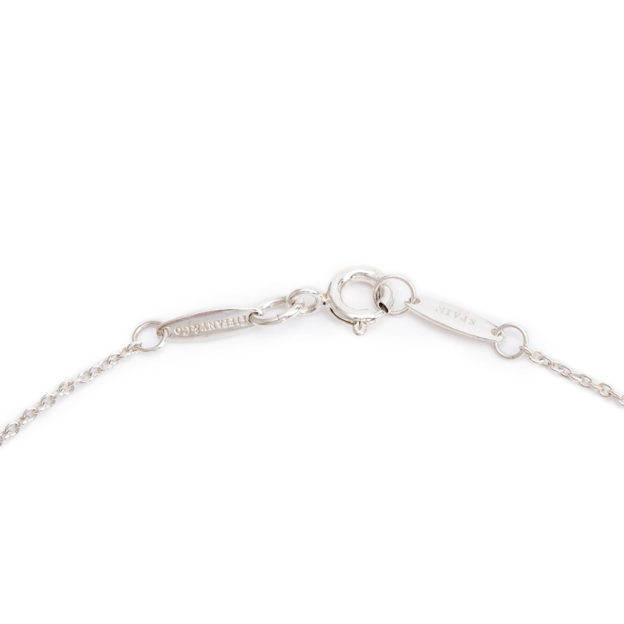 Tiffany & Co. Elsa Peretti Sterling Silver Cross Pendant Necklace