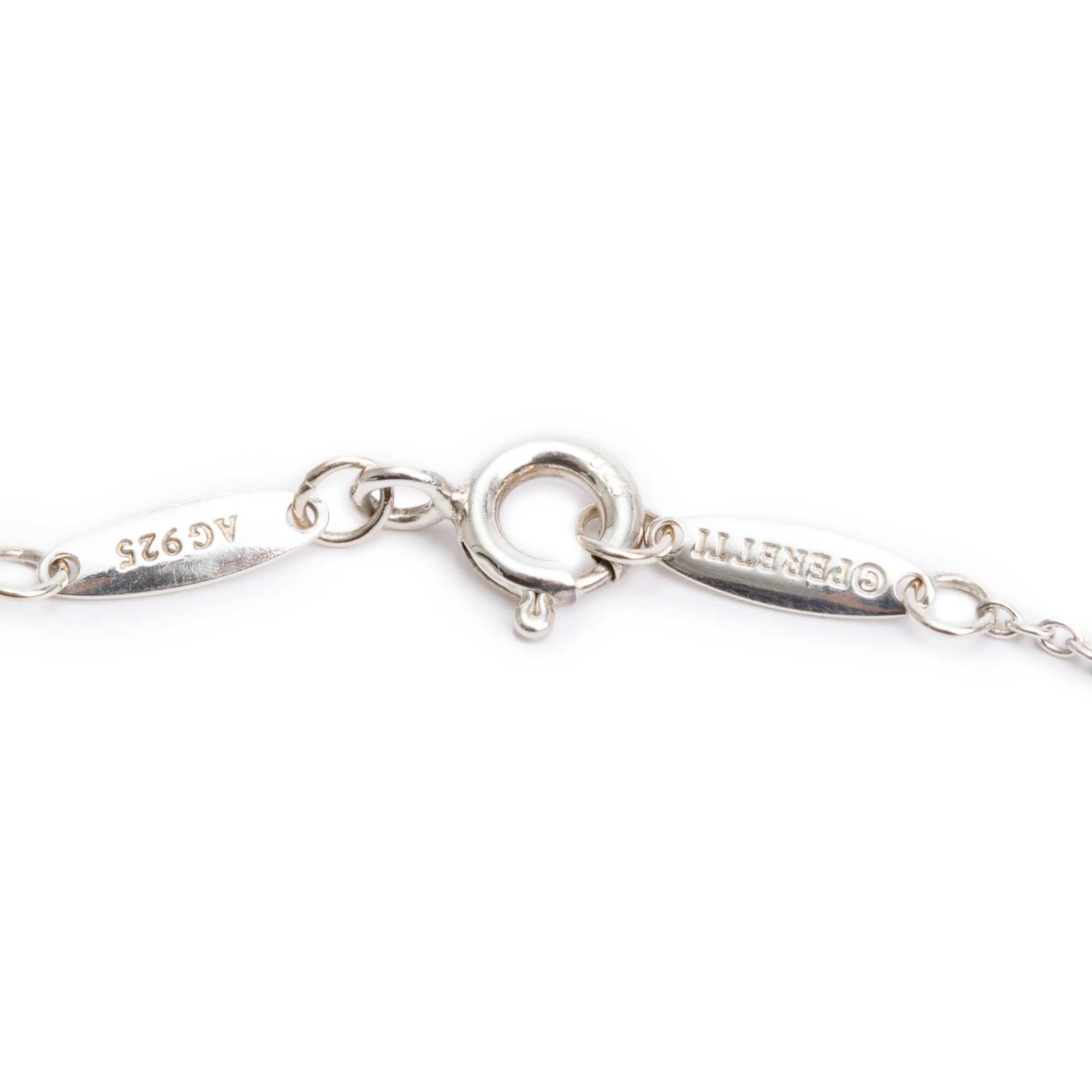 Tiffany & Co. Elsa Peretti Sterling Silver Diamonds by the Yard Bracelet