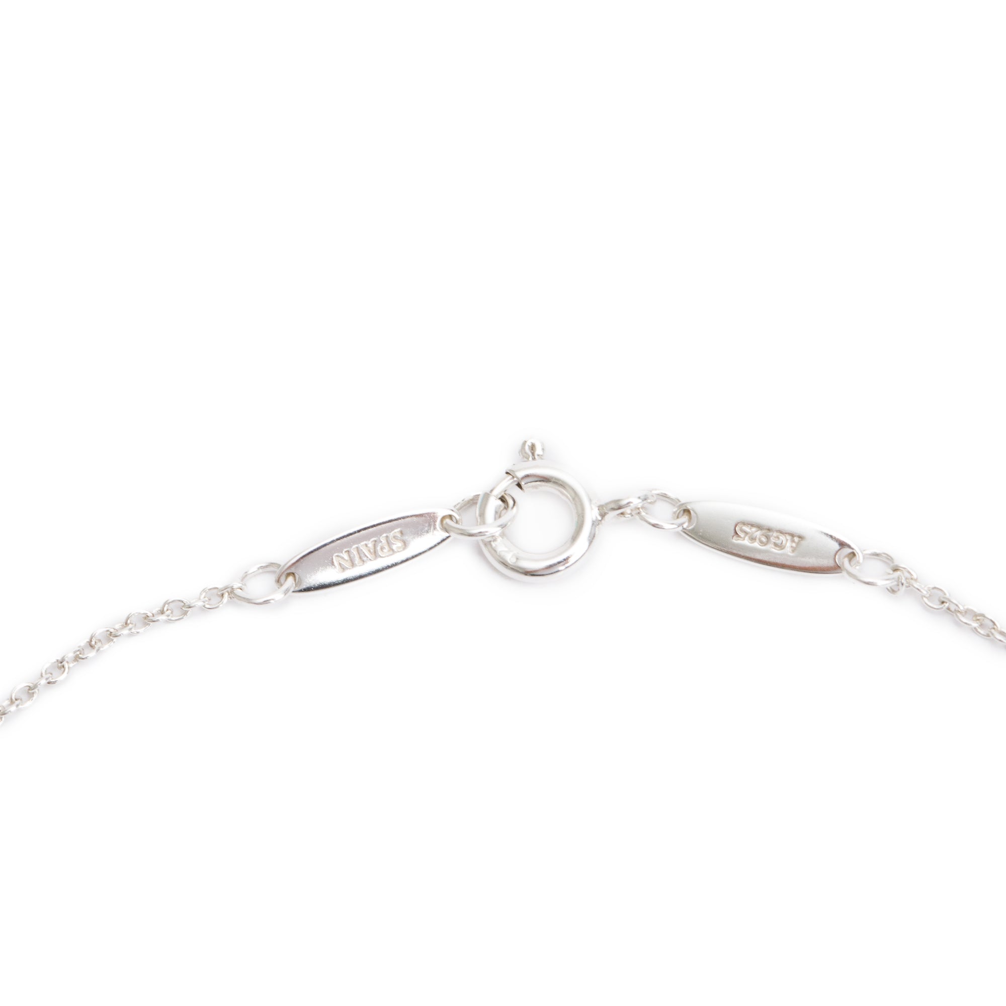 Tiffany & Co. Elsa Peretti Sterling Silver Mini Open Heart Pendant Necklace, 11 MM