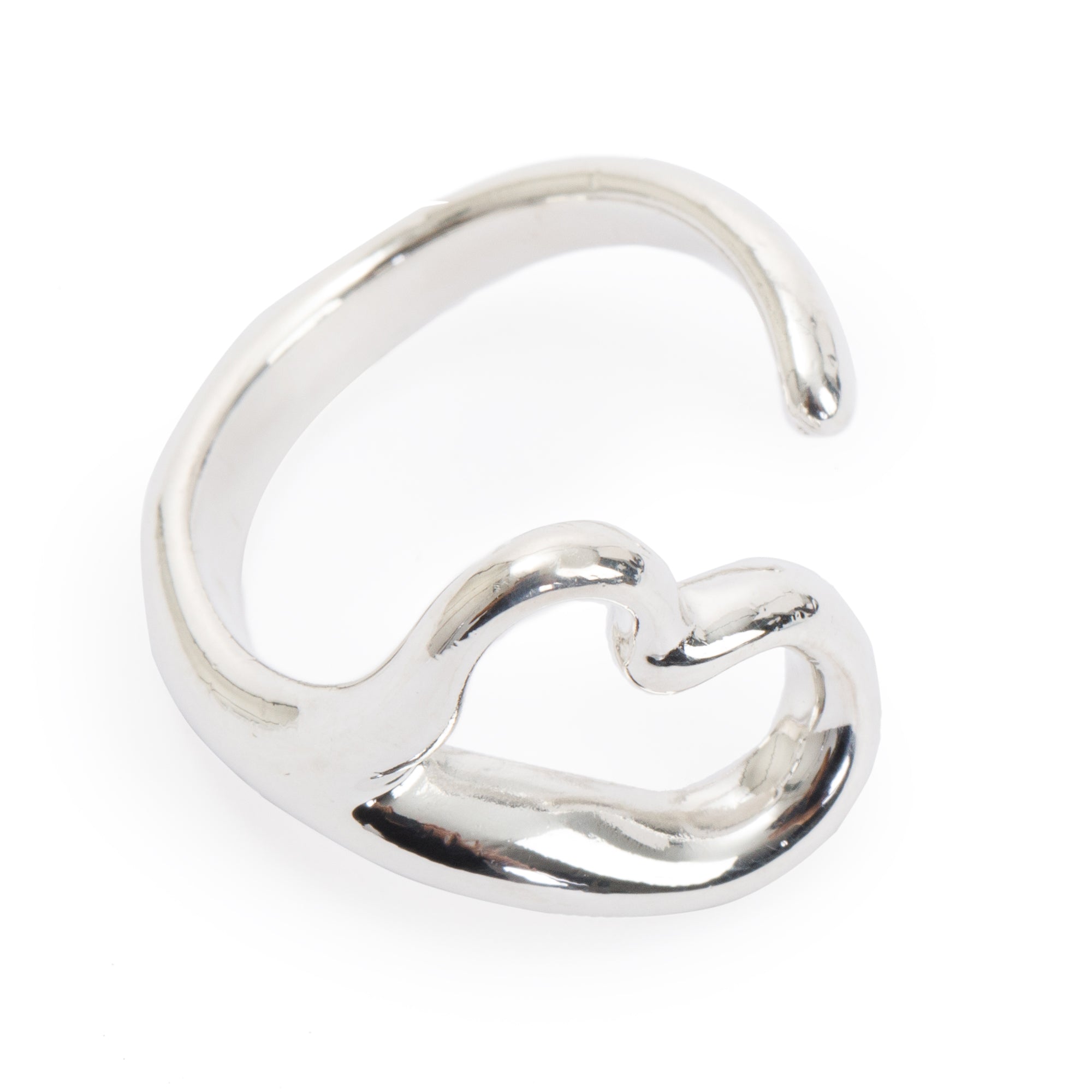Tiffany & Co. Elsa Peretti Sterling Silver Open Heart Ring