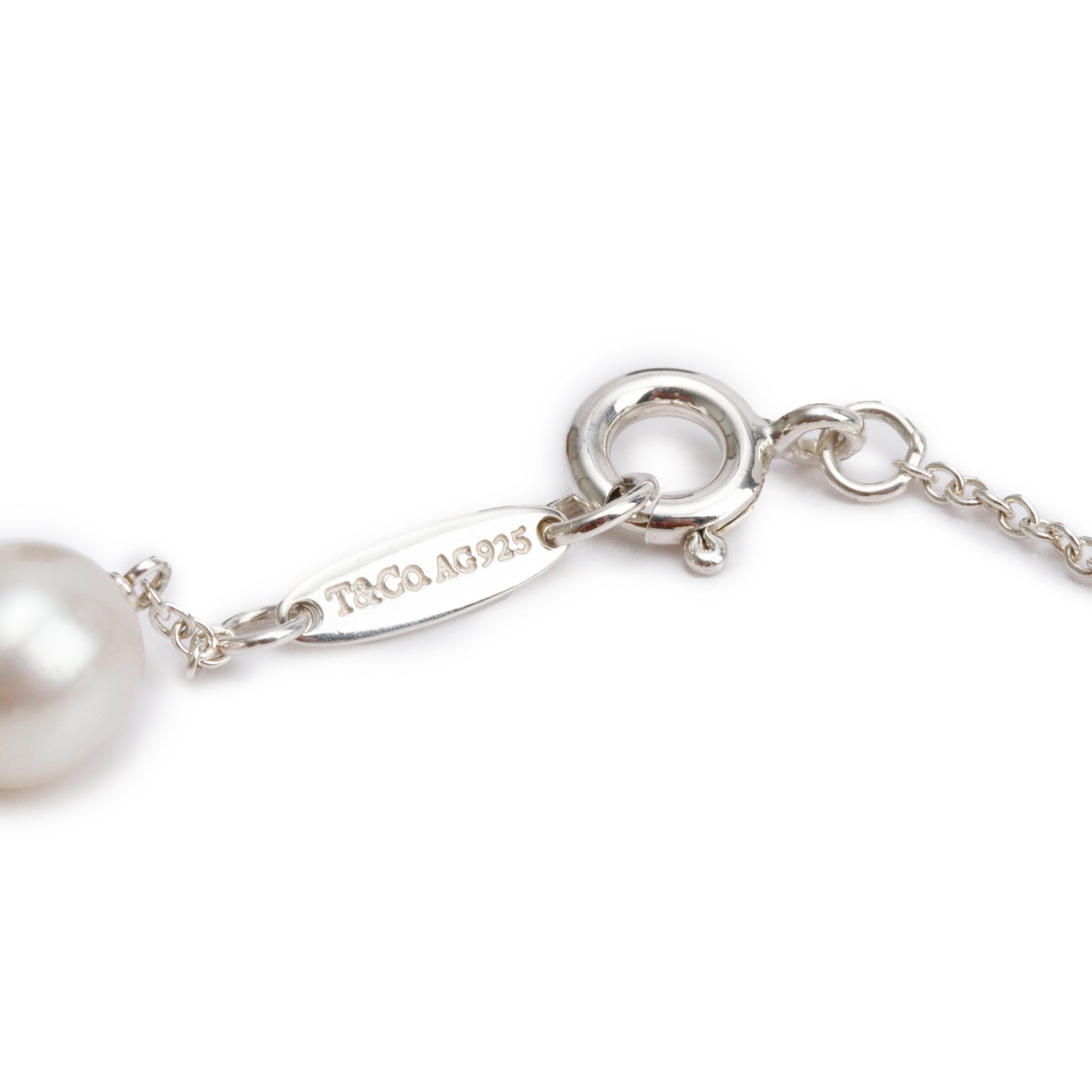 Tiffany & Co. Elsa Peretti Sterling Silver Pearls by the Yard Bracelet