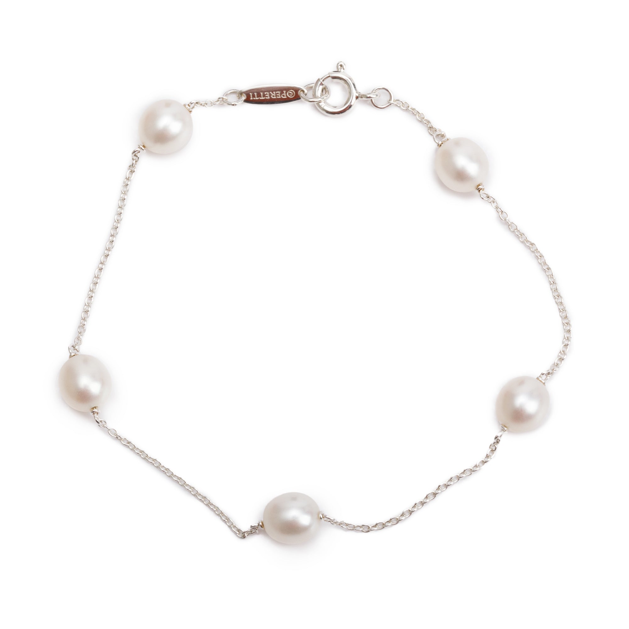 Tiffany & Co. Elsa Peretti Sterling Silver Pearls by the Yard Bracelet