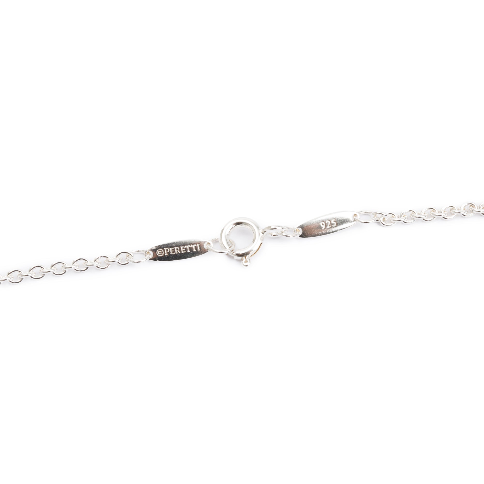 Tiffany & Co. Elsa Peretti Sterling Silver Sevillana Lariat Necklace