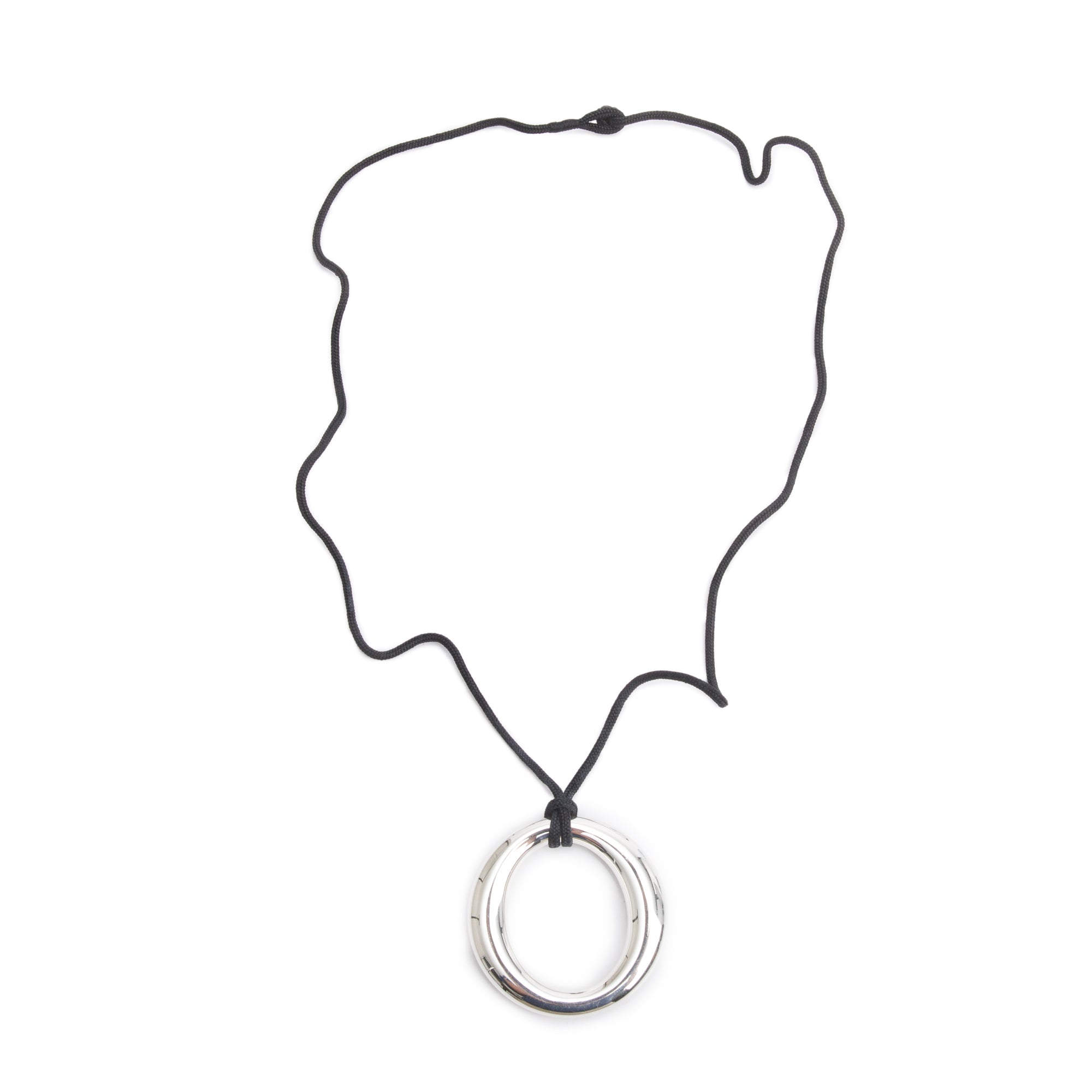Tiffany & Co. Elsa Peretti Sterling Silver Sevillana Pendant Necklace