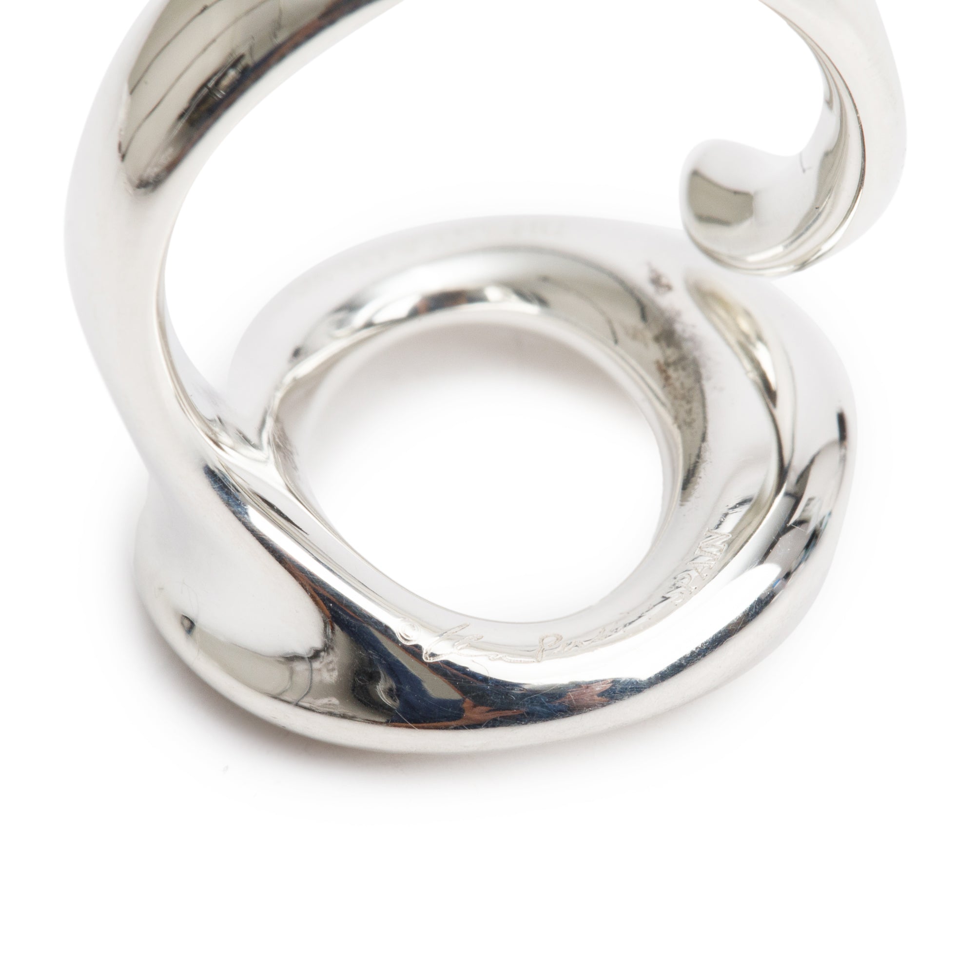 Tiffany & Co. Elsa Peretti Sterling Silver Sevillana Ring, Size 7