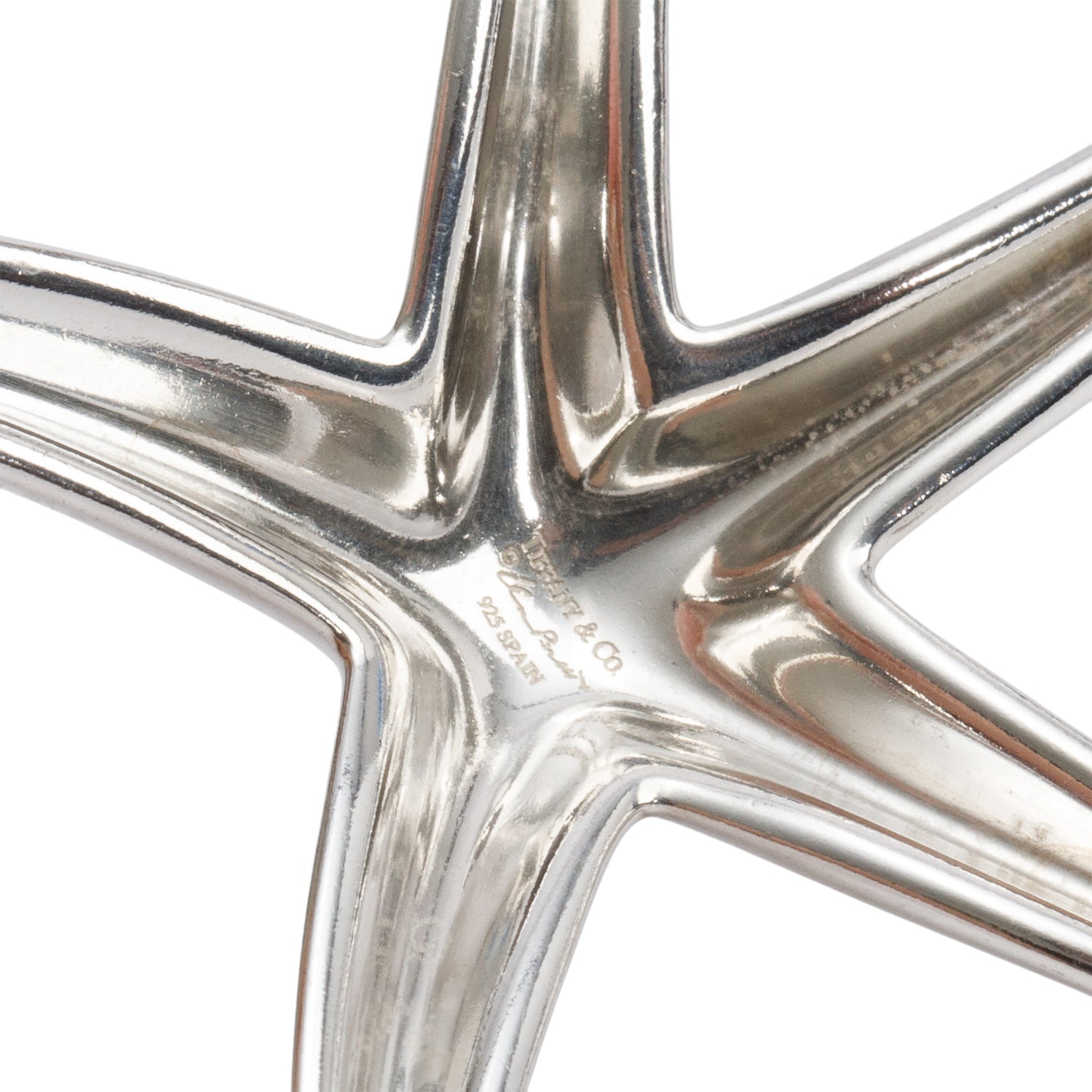 Tiffany & Co. Elsa Peretti Sterling Silver Starfish Pendant Necklace