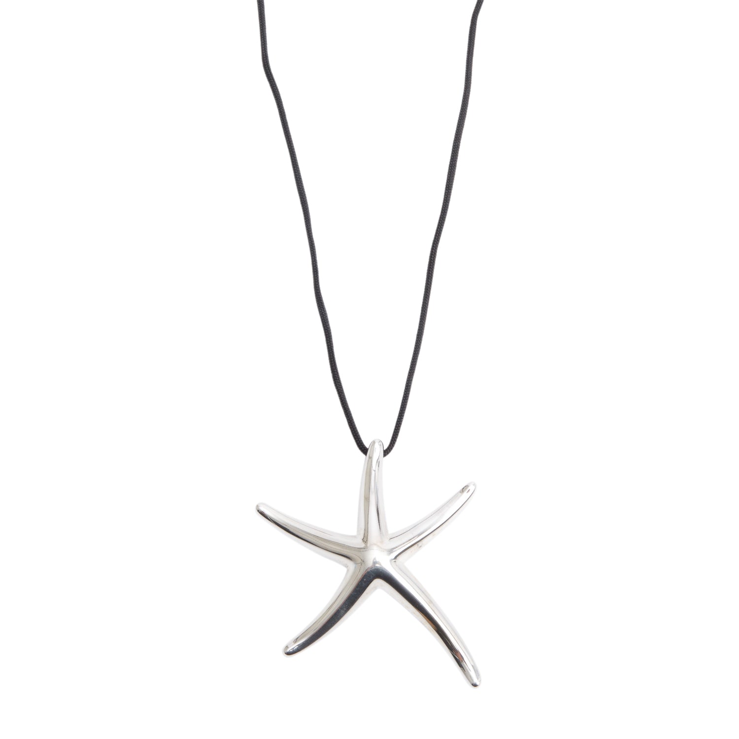 Tiffany & Co. Elsa Peretti Sterling Silver Starfish Pendant Necklace