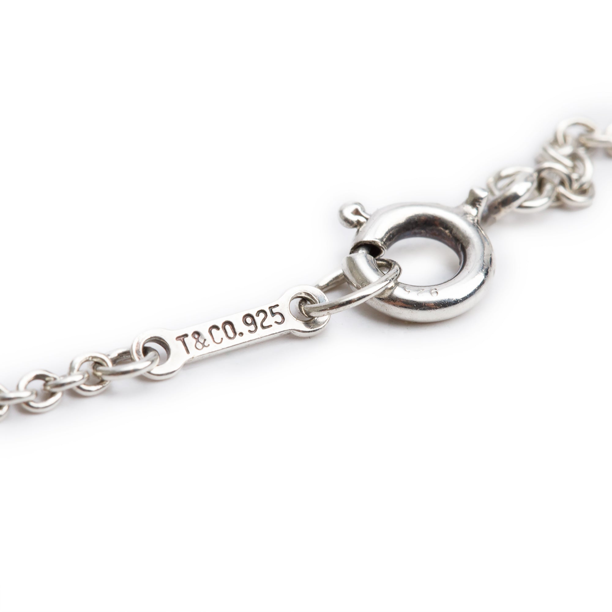 Tiffany & Co. Elsa Peretti Sterling Silver Teardrop Station Bracelet