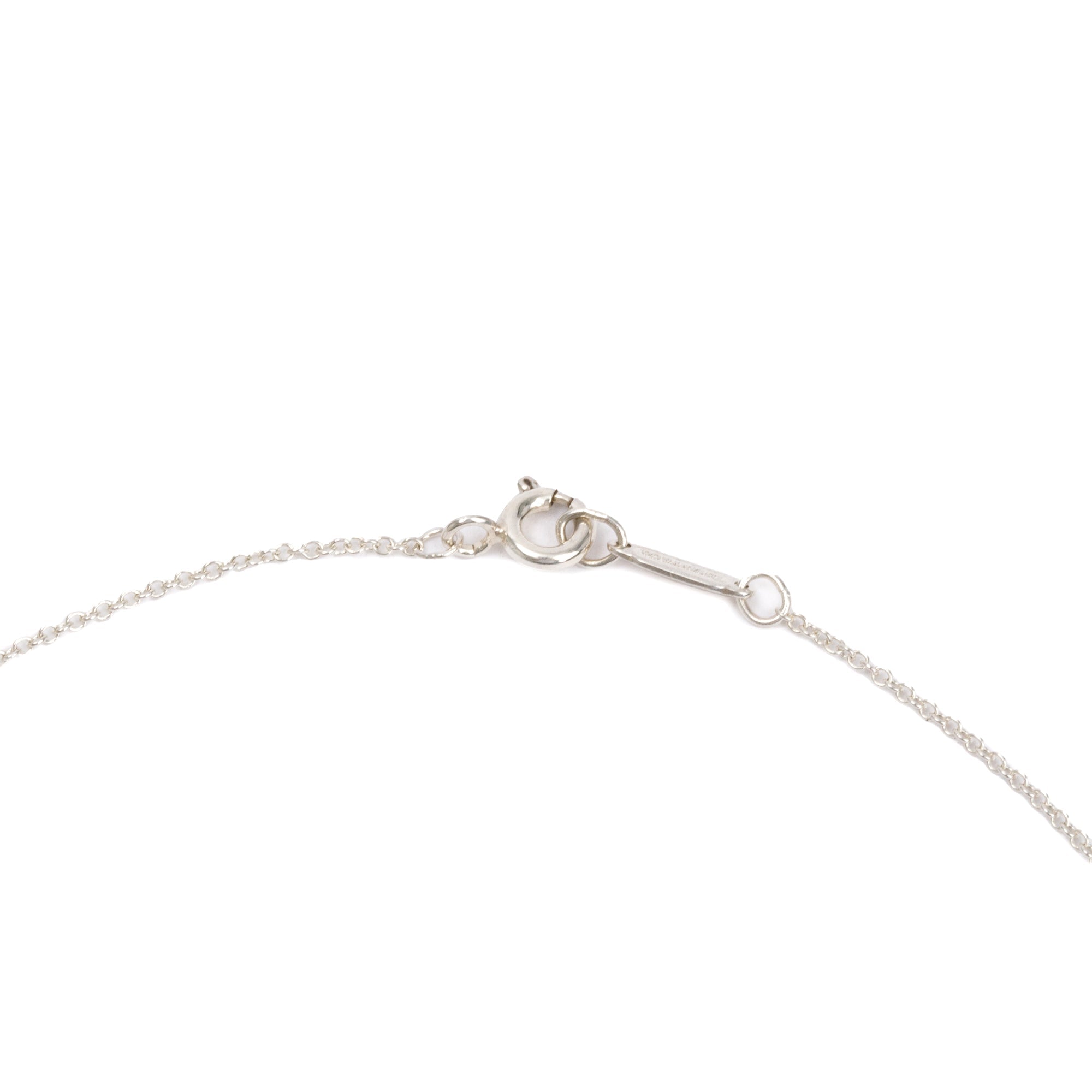 Tiffany & Co. Frank Gehry Sterling Silver Small Orchid Twist Pendant Necklace