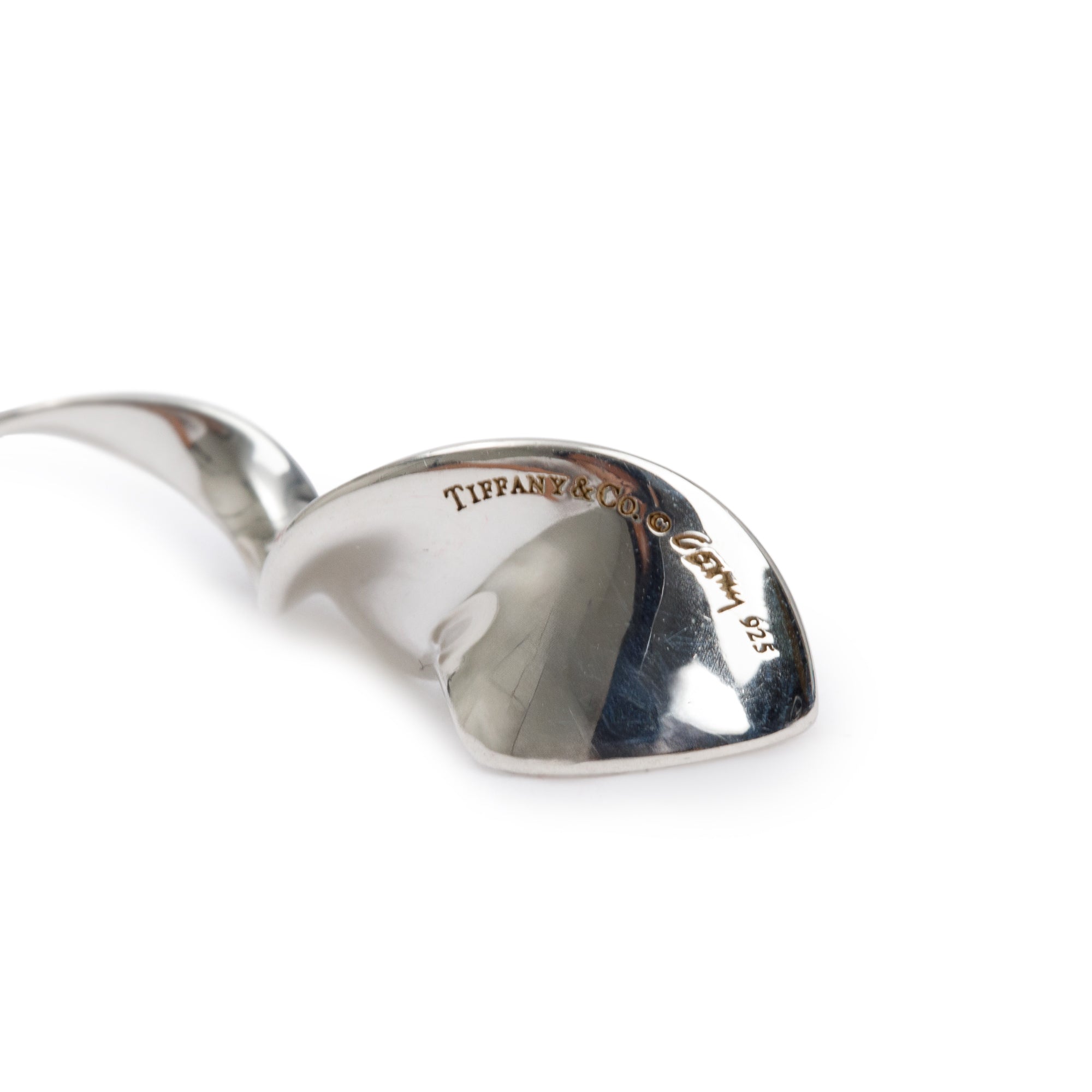 Tiffany & Co. Frank Gehry Sterling Silver Small Orchid Twist Pendant Necklace