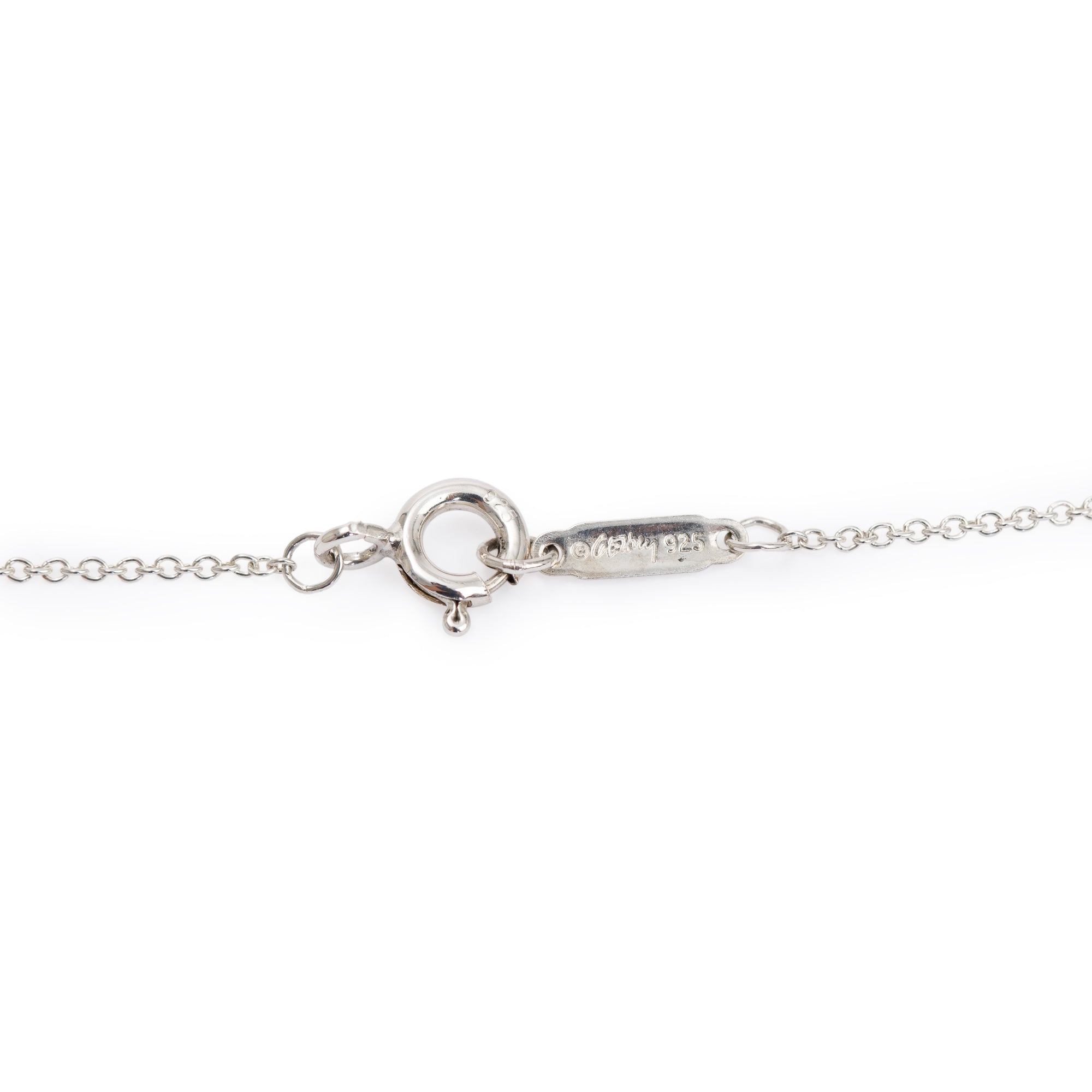 Tiffany & Co. Frank Gehry Sterling Silver Small Orchid Twist Pendant Necklace