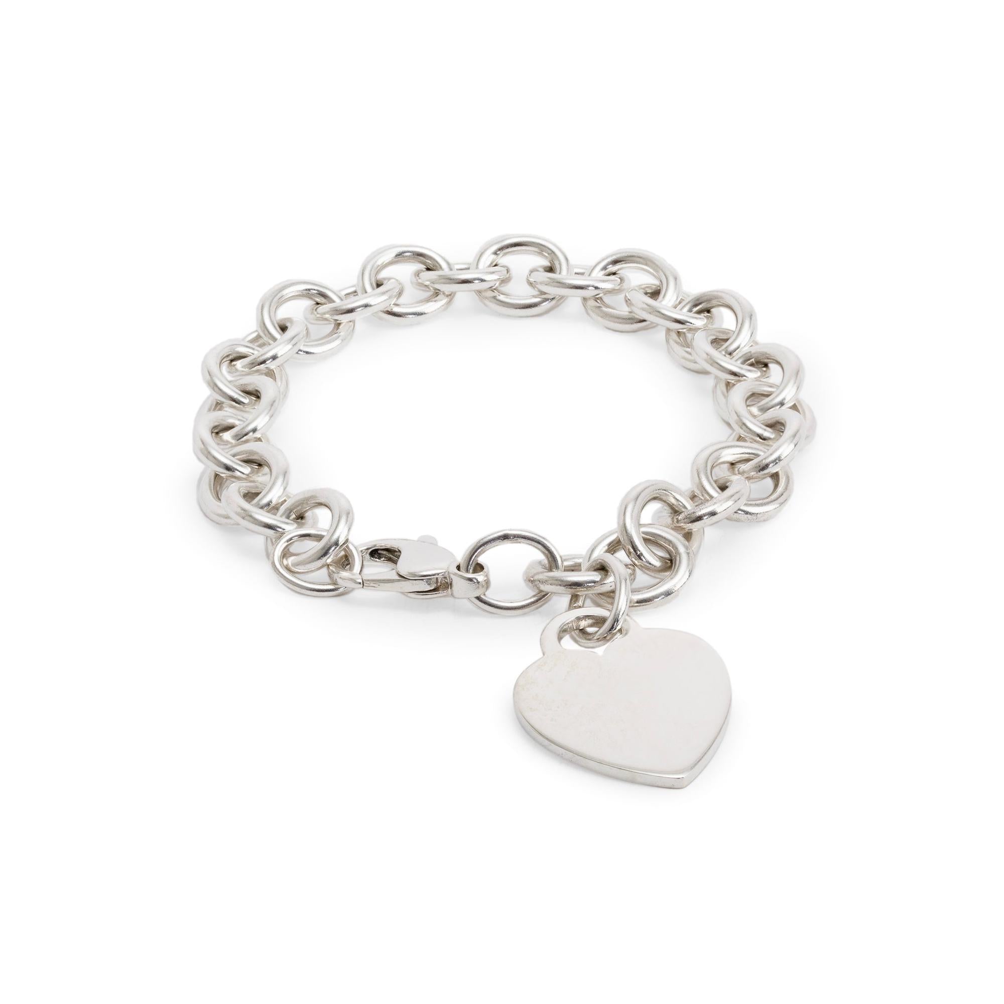 Tiffany & Co. Heart Tag Charm Bracelet