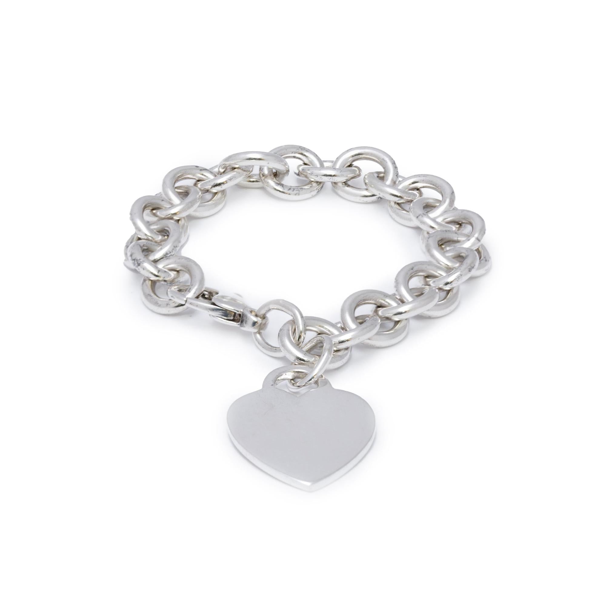 Tiffany & Co. Heart Tag Charm Bracelet