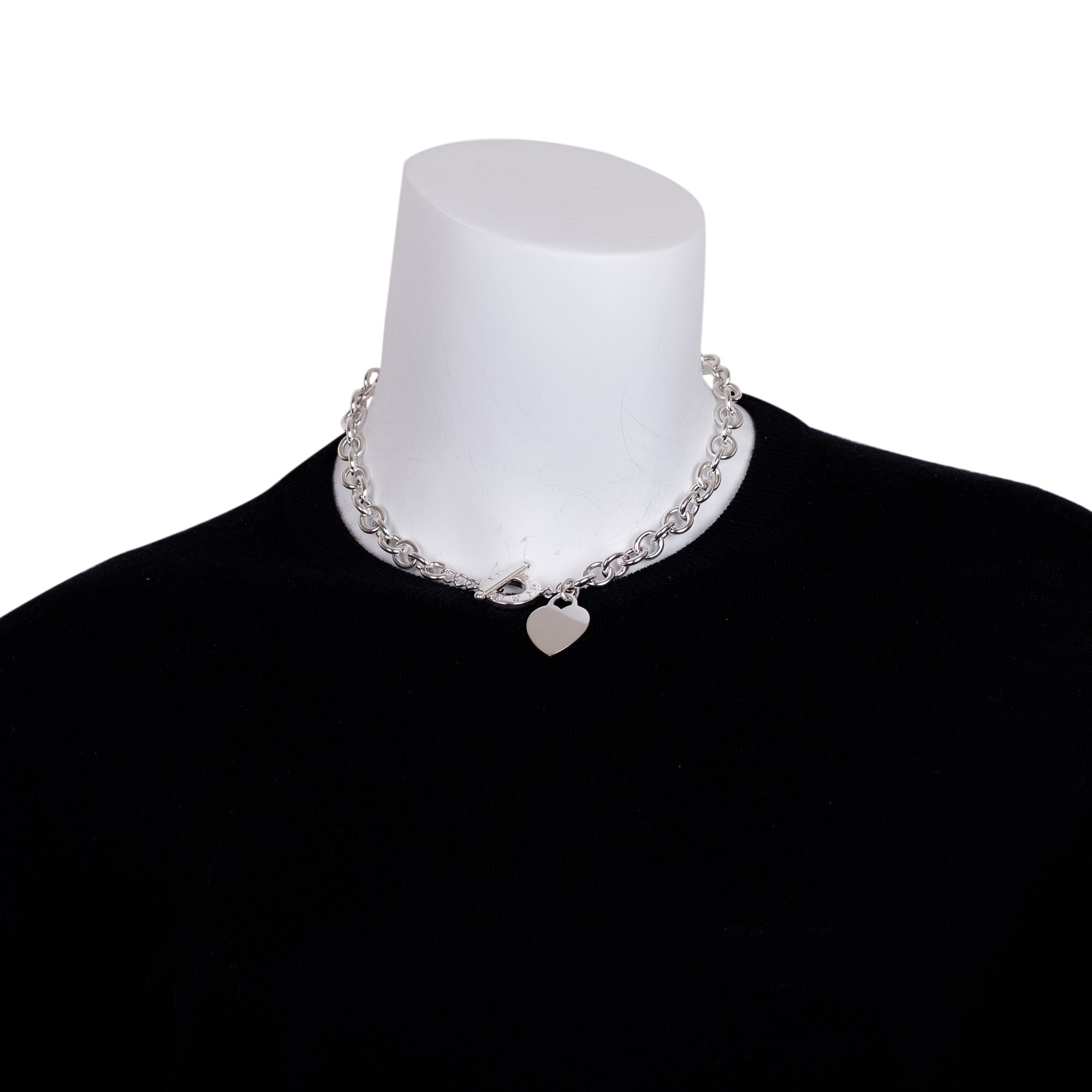 Tiffany & Co. Heart Tag Necklace with Toggle Clasp