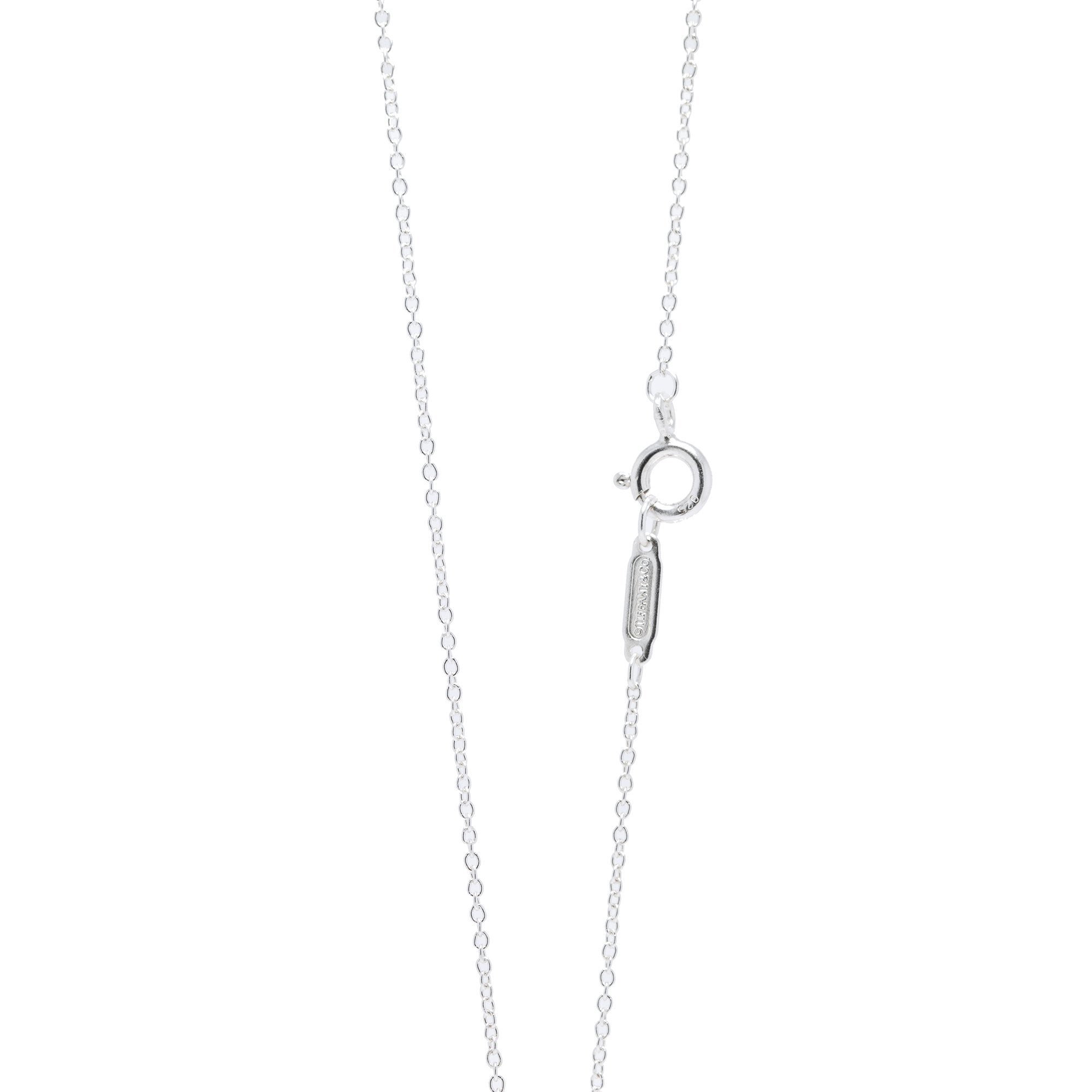 Tiffany & Co. Large 1837 Circle Pendant Necklace