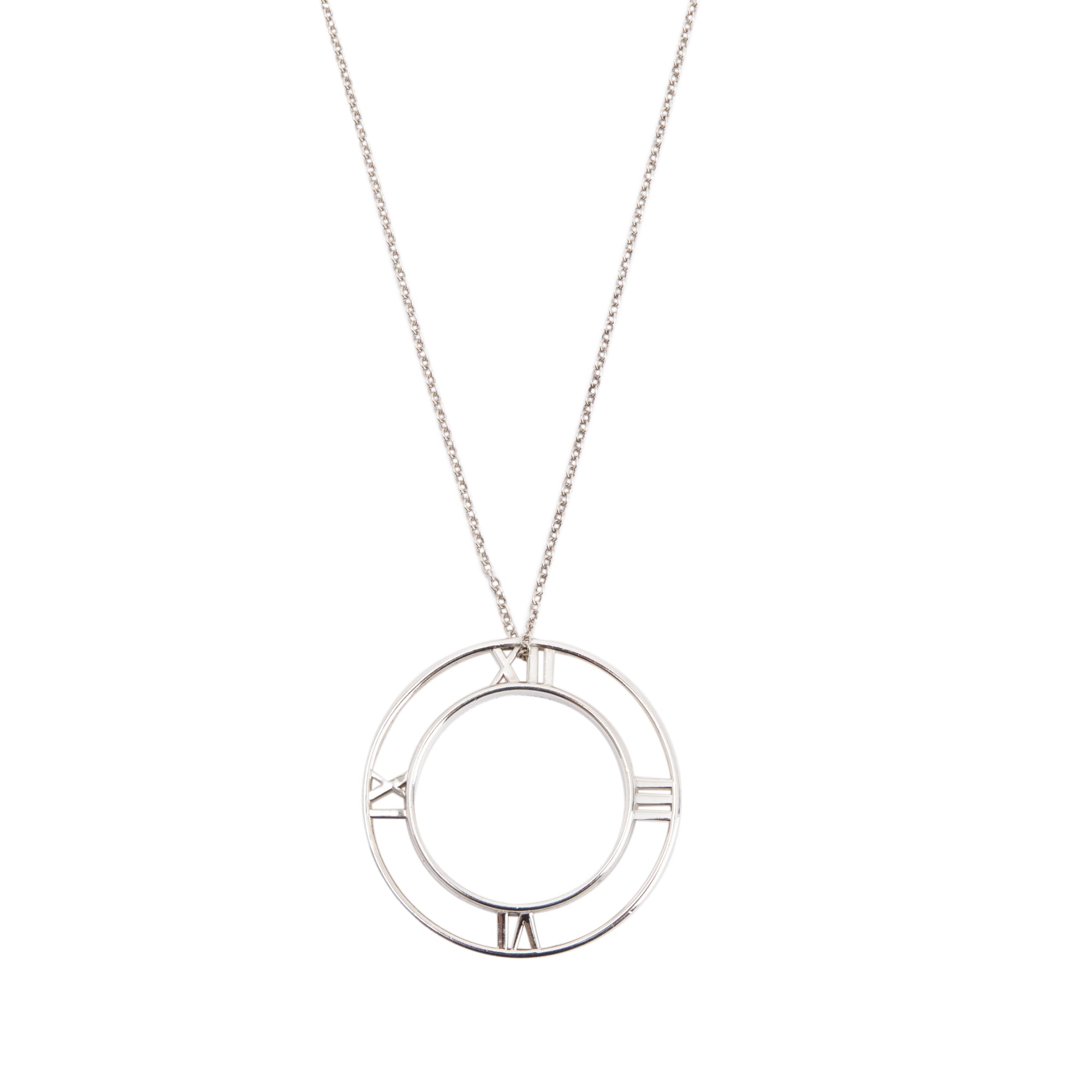 Tiffany & Co. Large Atlas Open Pendant Necklace