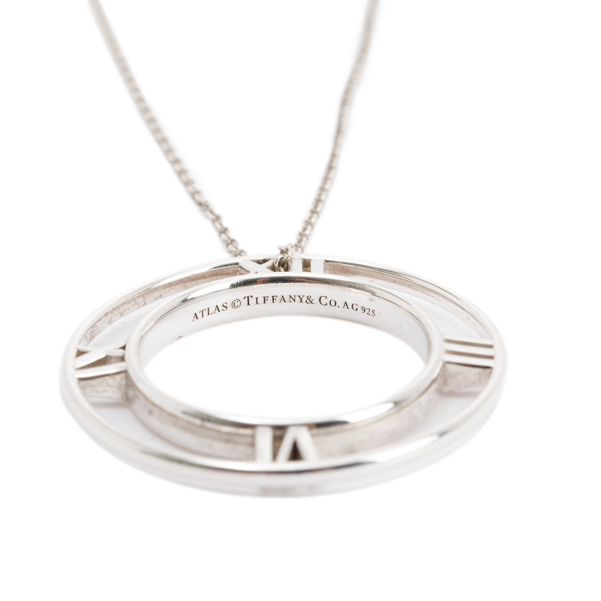 Tiffany & Co. Large Atlas Open Pendant Necklace